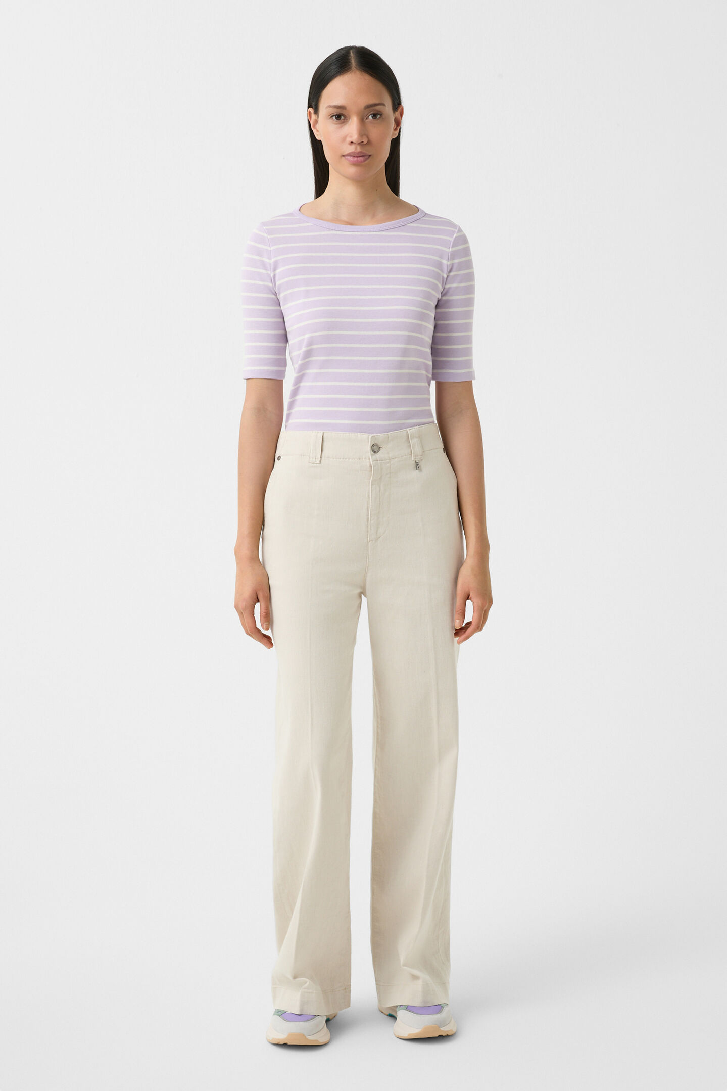 Rica wide fit pants Sand