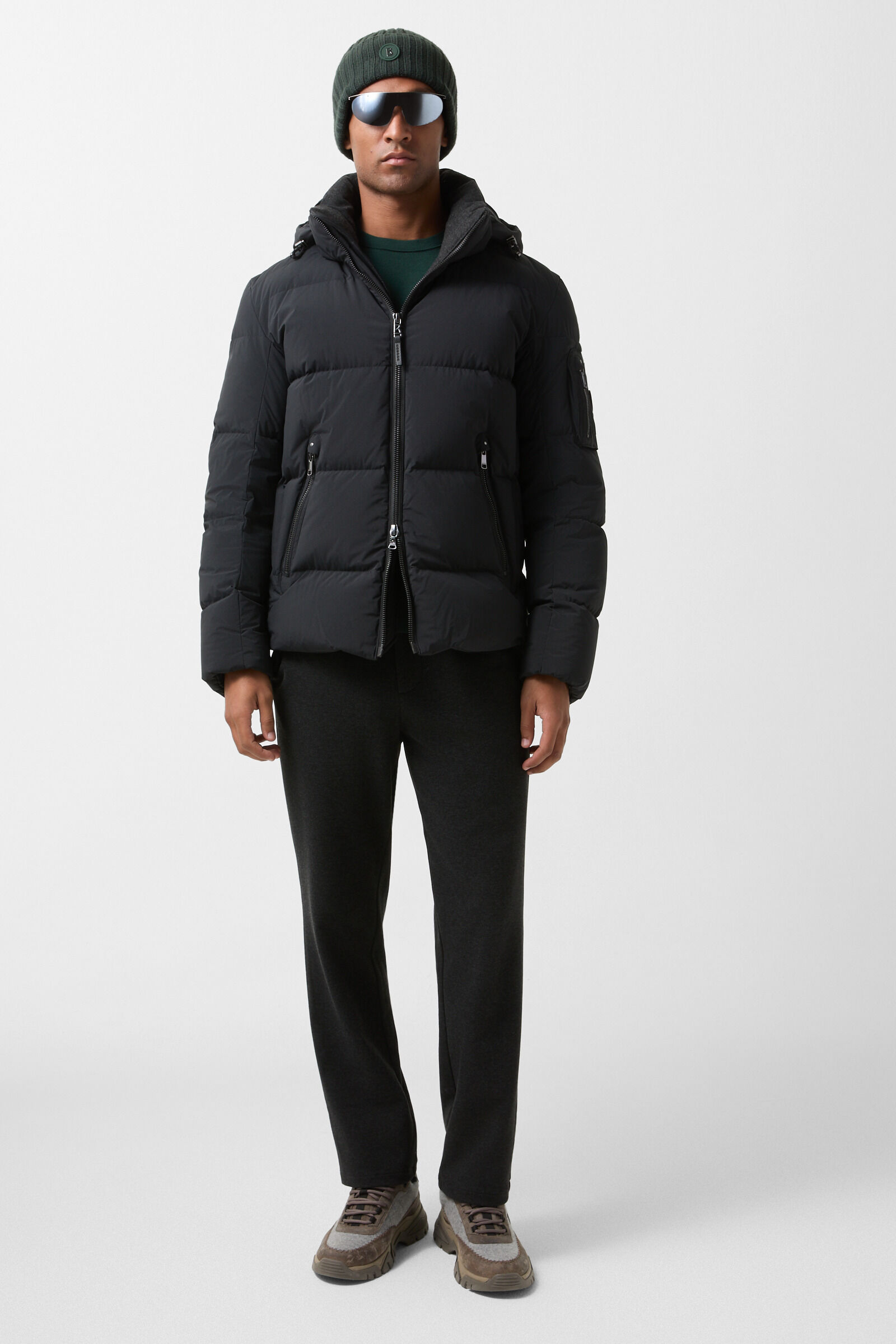 Fine knit jumper Ole Dark green