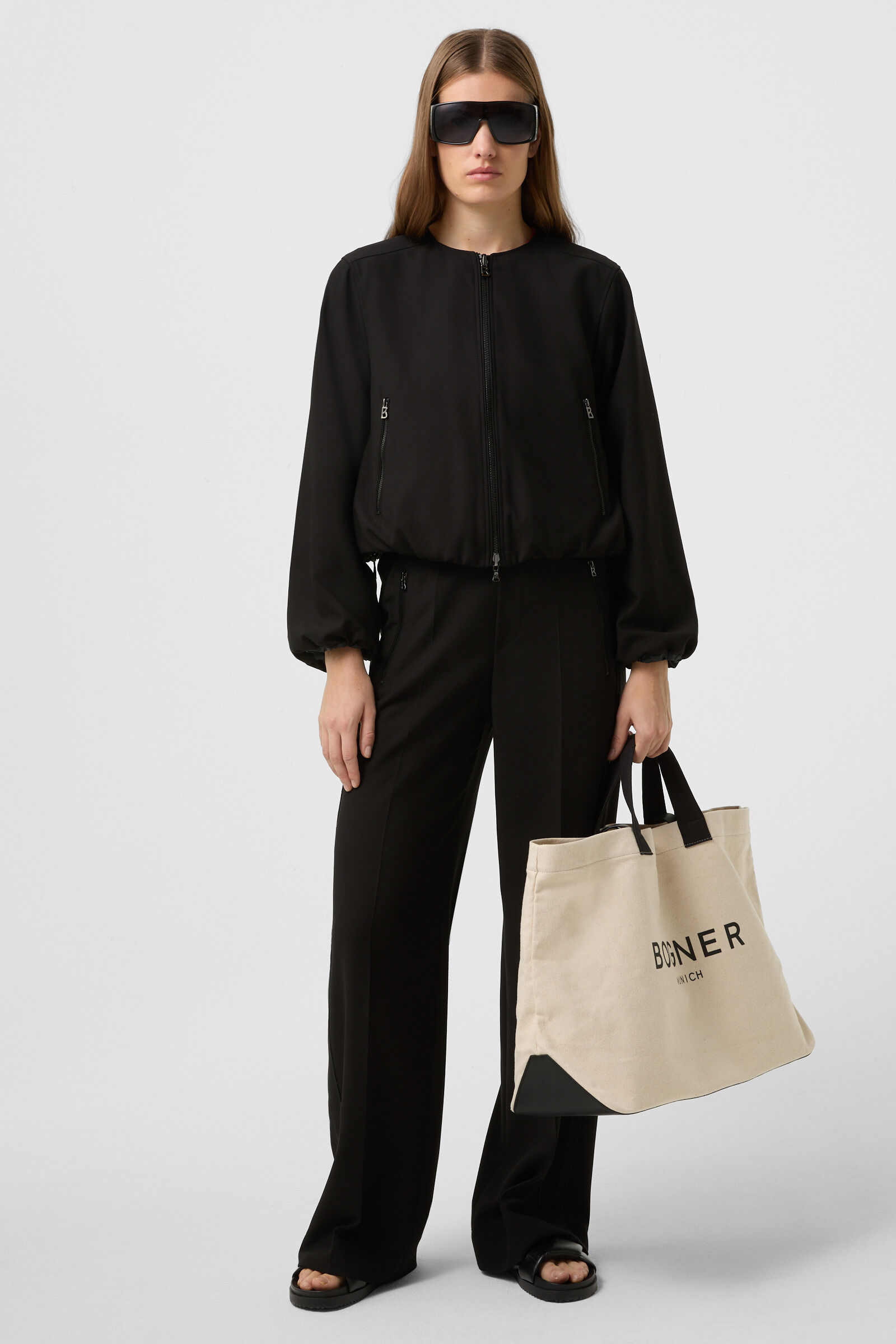 Ilvy jersey trousers Black