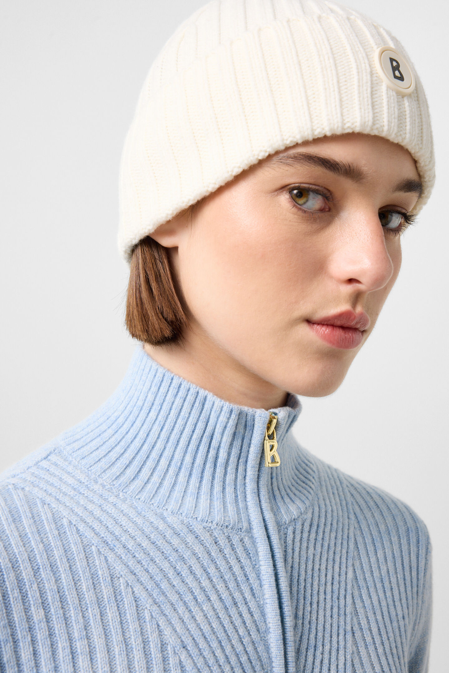 Camila cashmere jumper Light blue