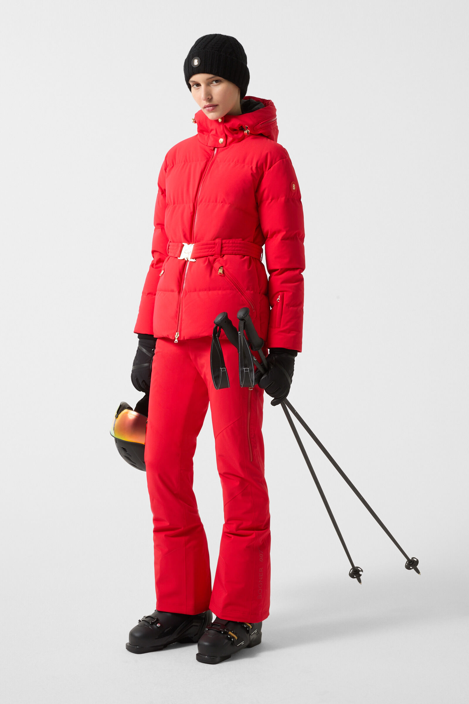 Red down ski jacket on sale