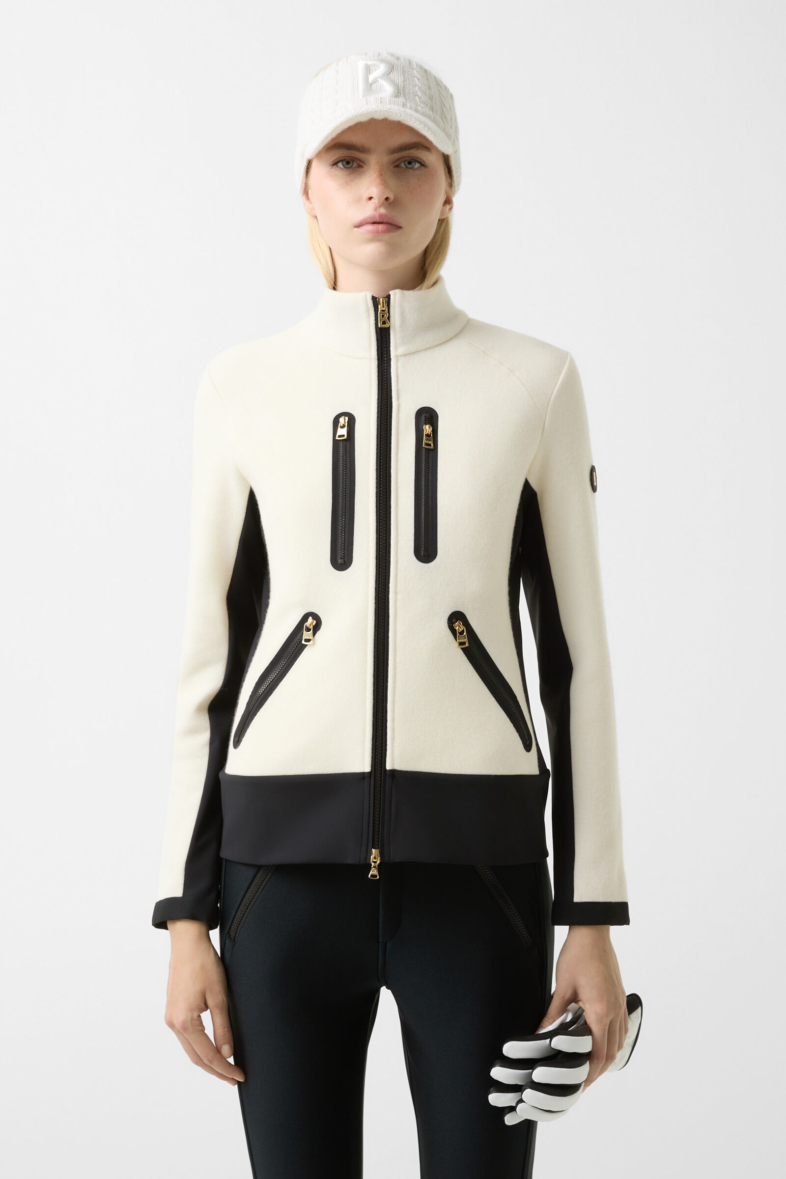 Mid Layer Charlot Off-white/black