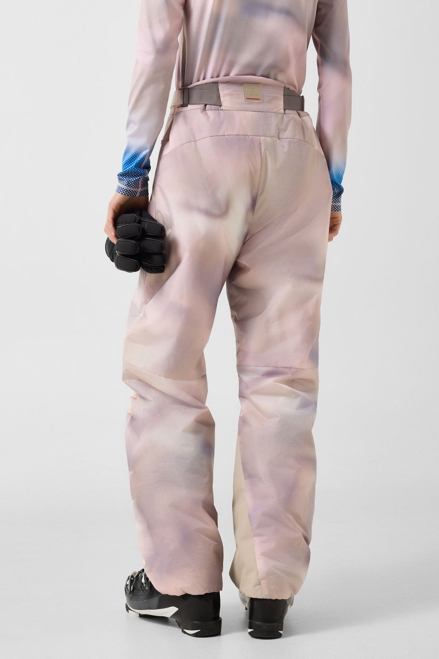 Skihose Eliani Rosa/Violett/Beige
