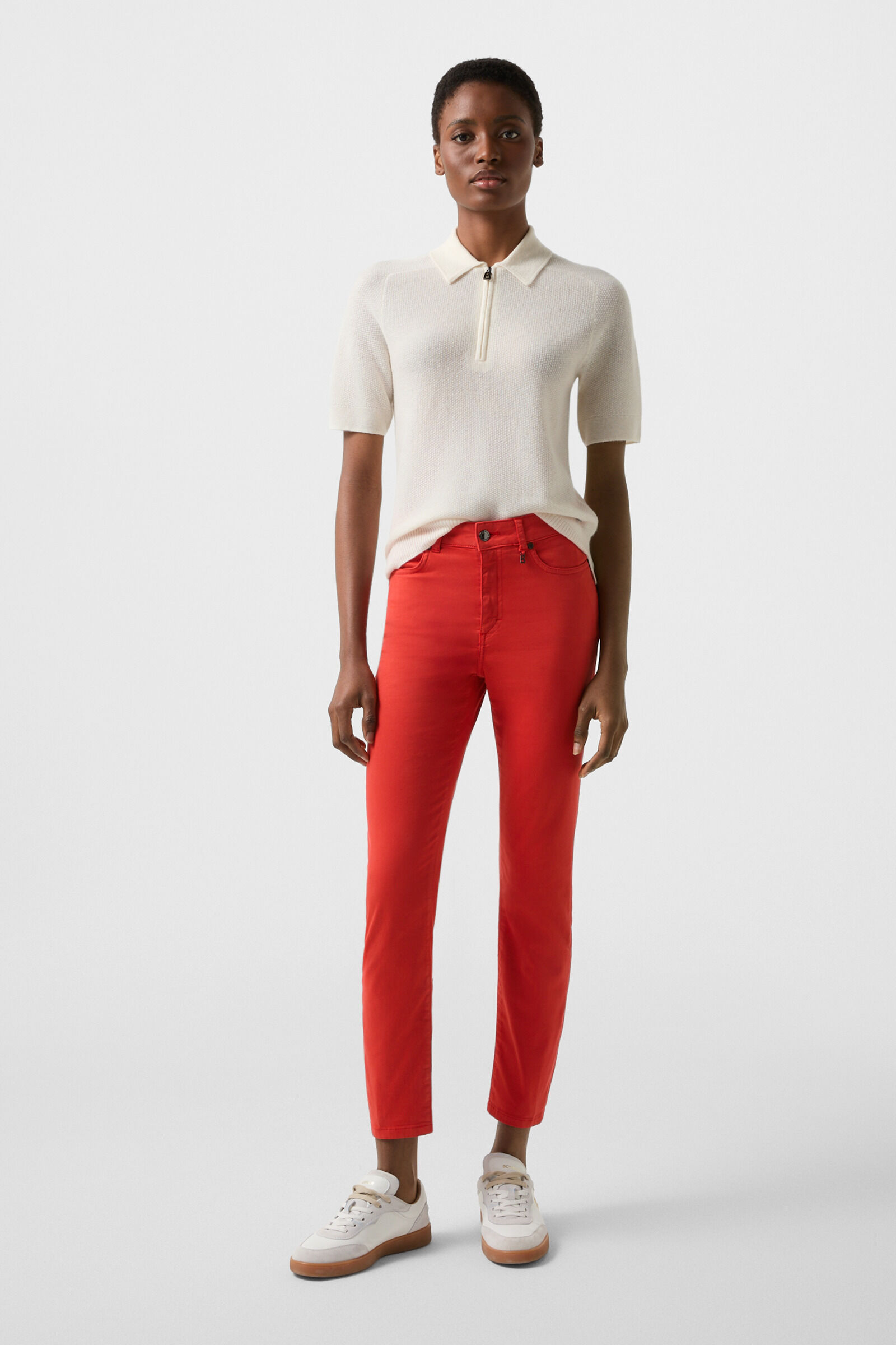Julie 7/8 pants Red