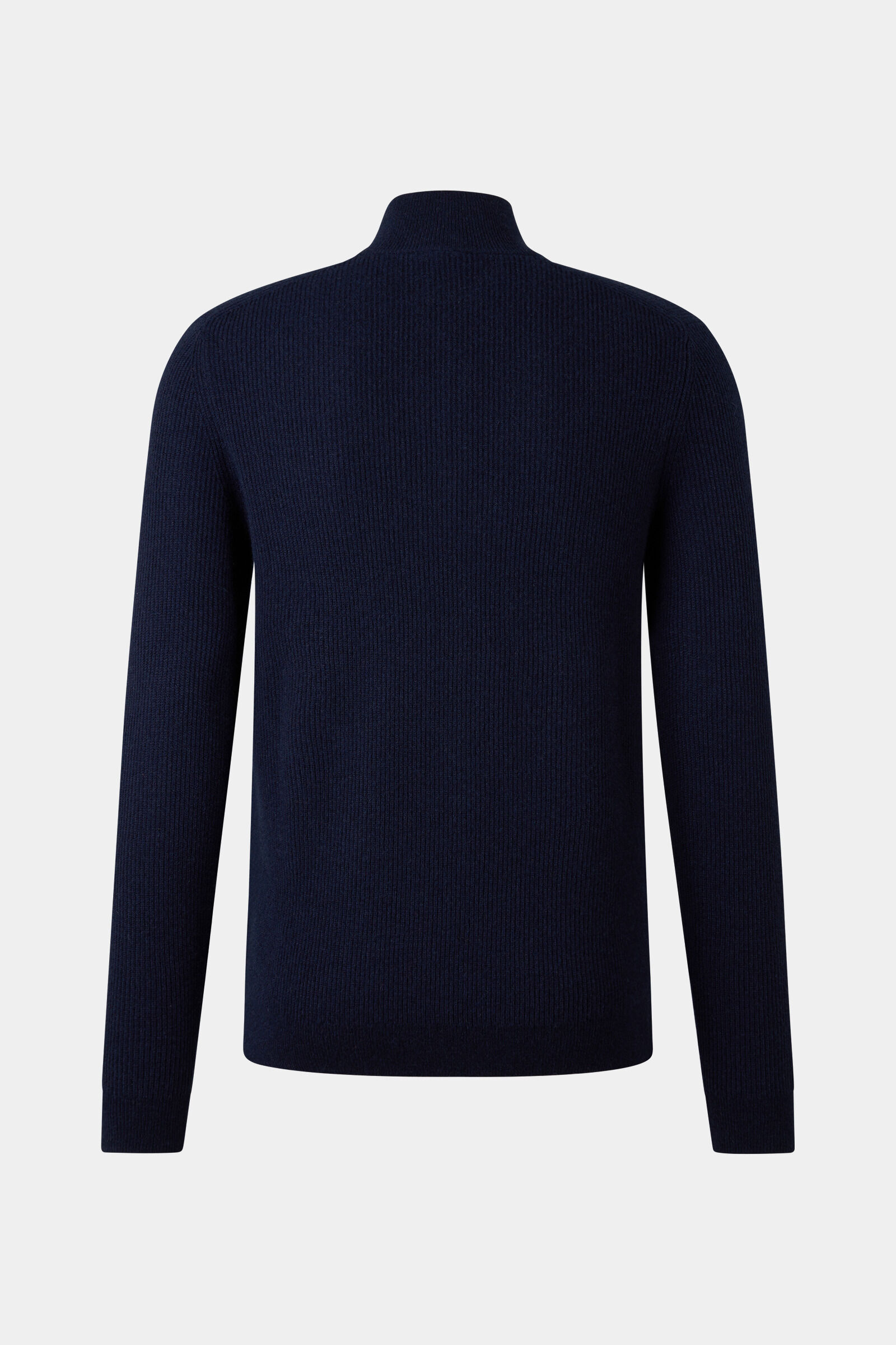 Pure new wool cashmere troyer Derek Navy blue