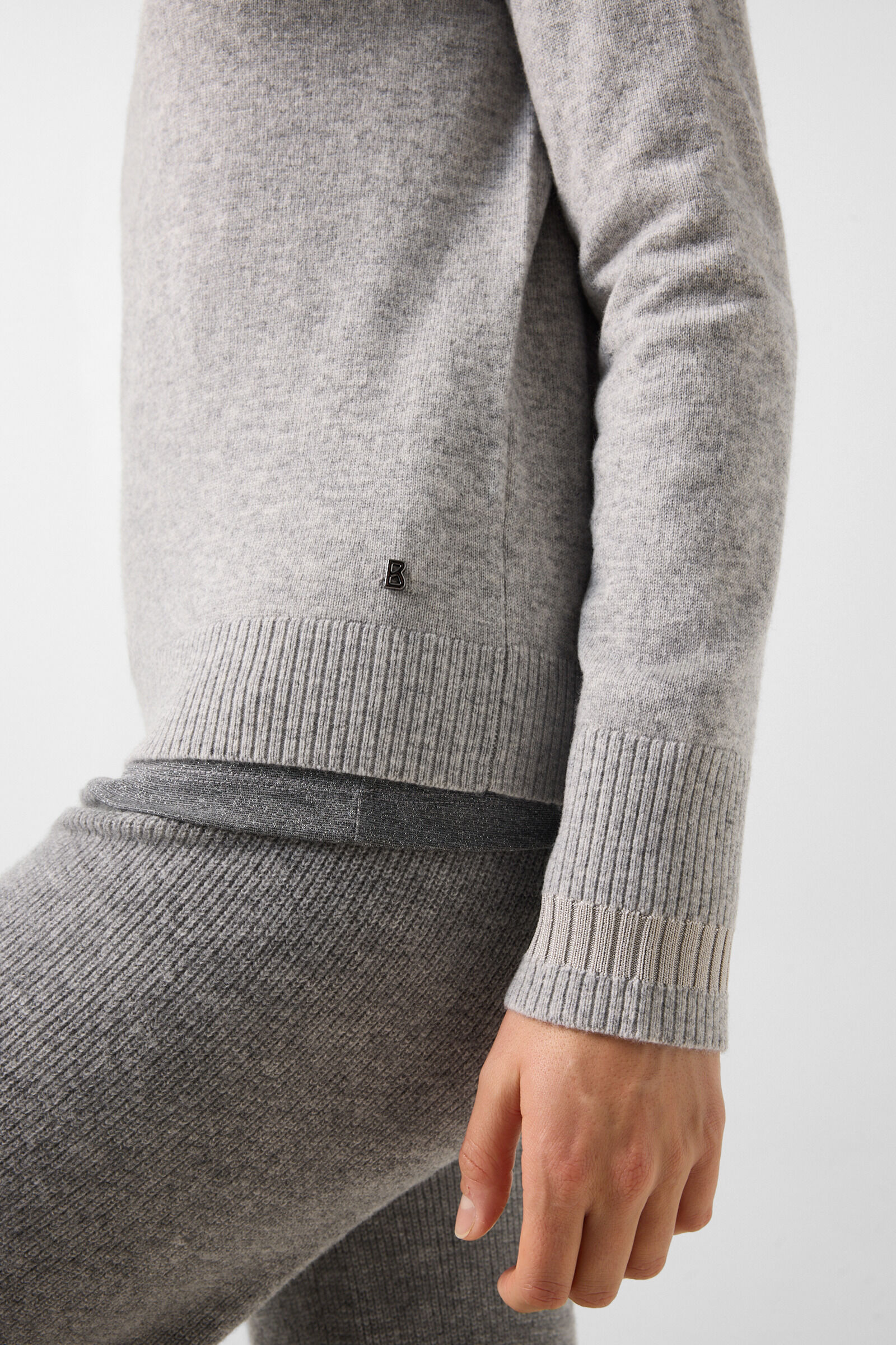 Vanessa pure new wool and cashmere jumper Light grey