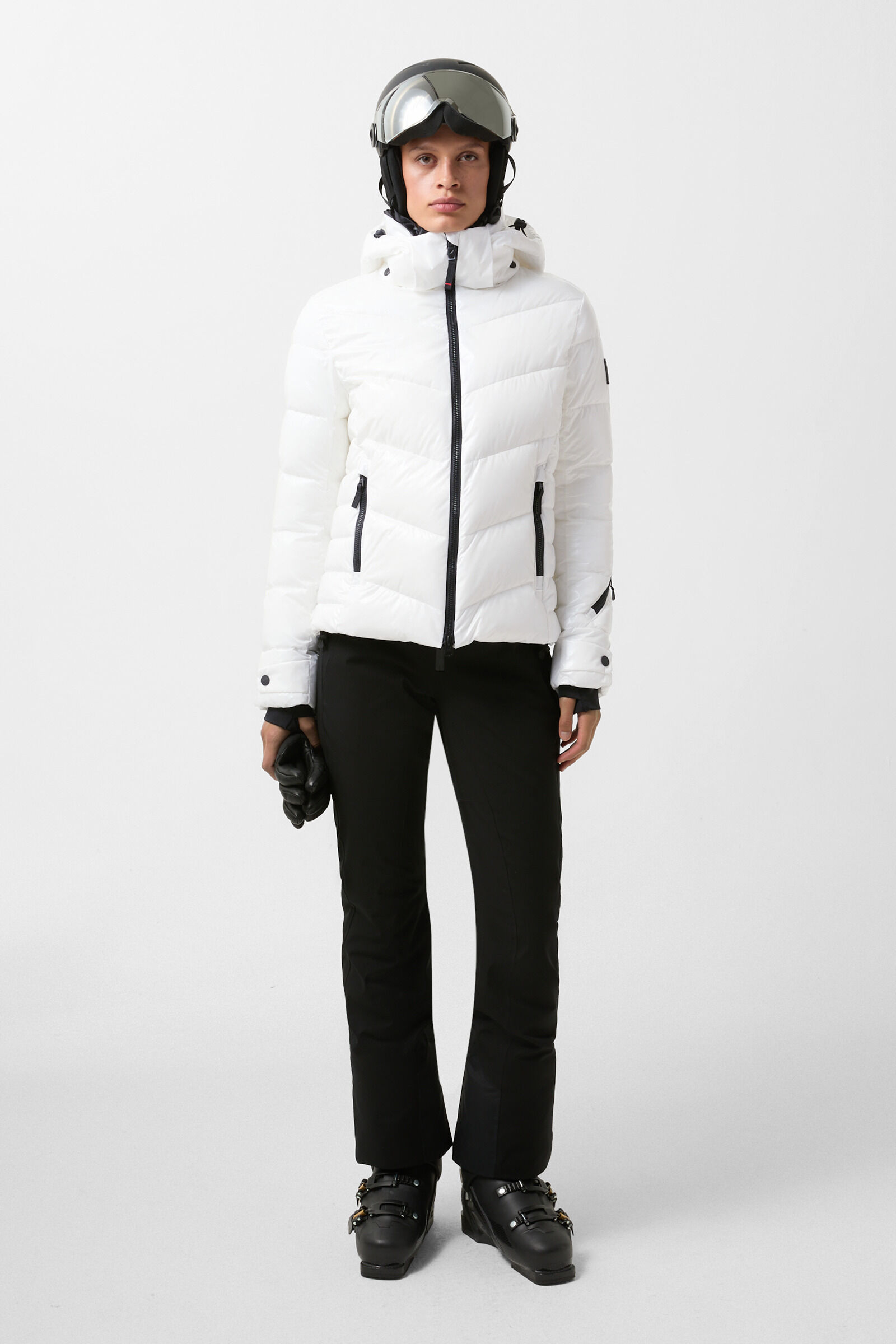 Saelly quilted jacket White
