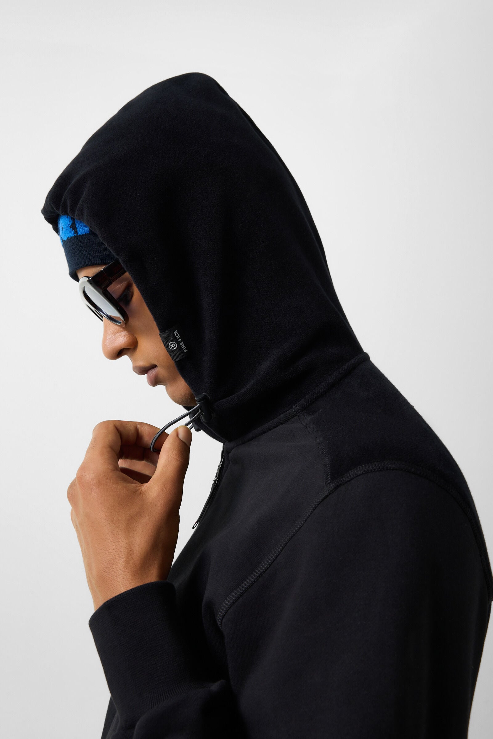 Kano Cotton Jersey Jacket Black