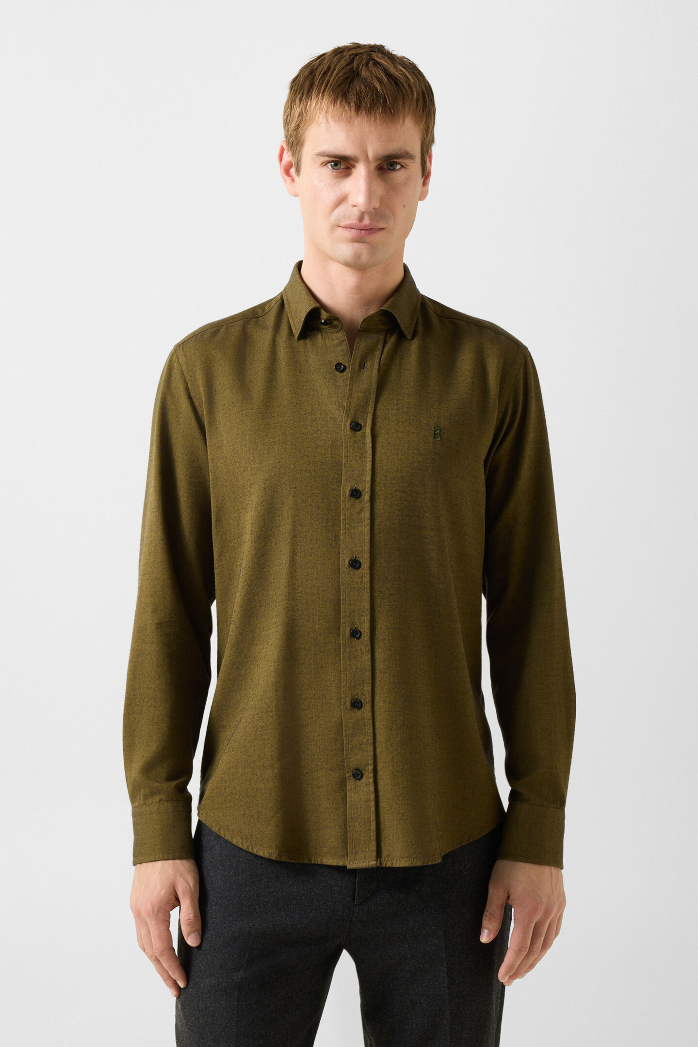 Timi Flannel Shirt Olive