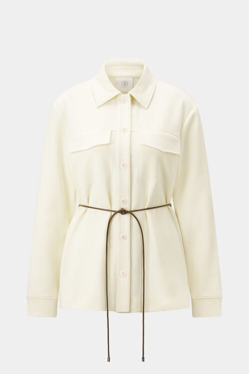 Sweat-Overshirt Filippa Vanille