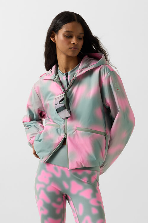 Yadira functional jacket Eucalyptus/Pink