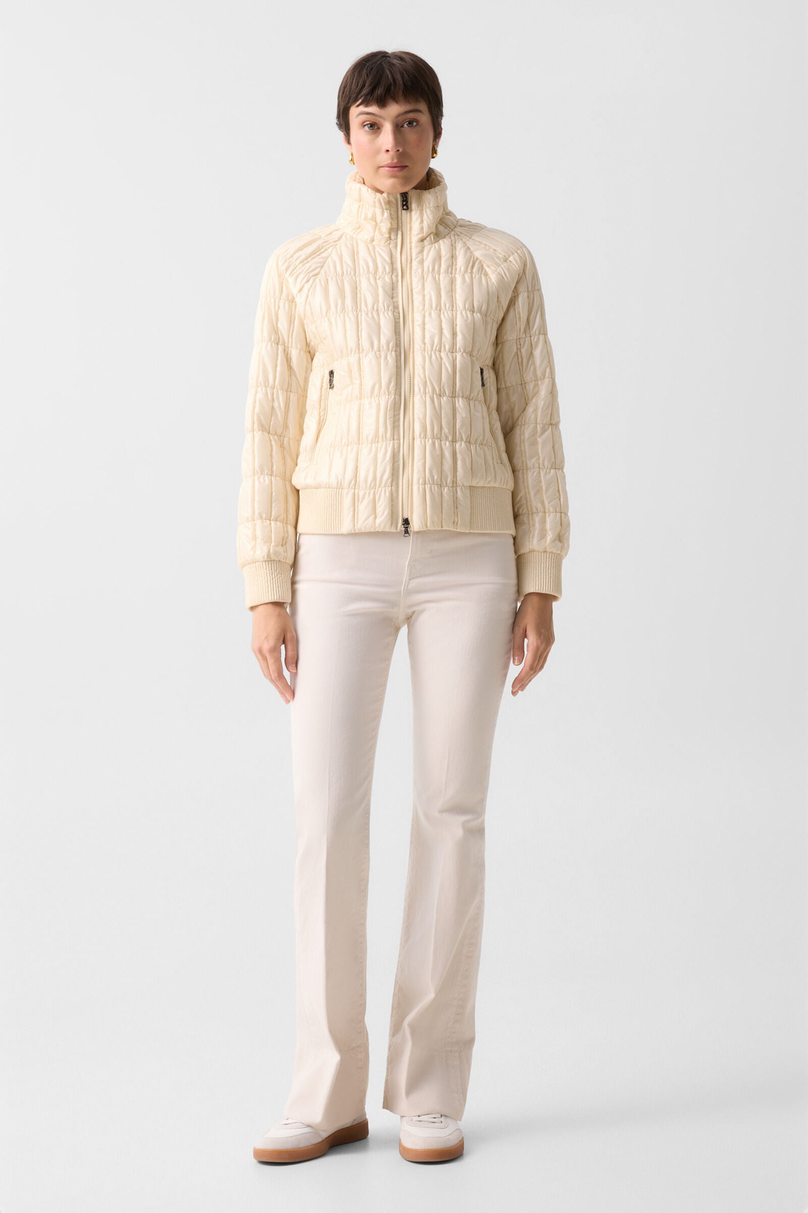 Sherry quilted jacket Cream