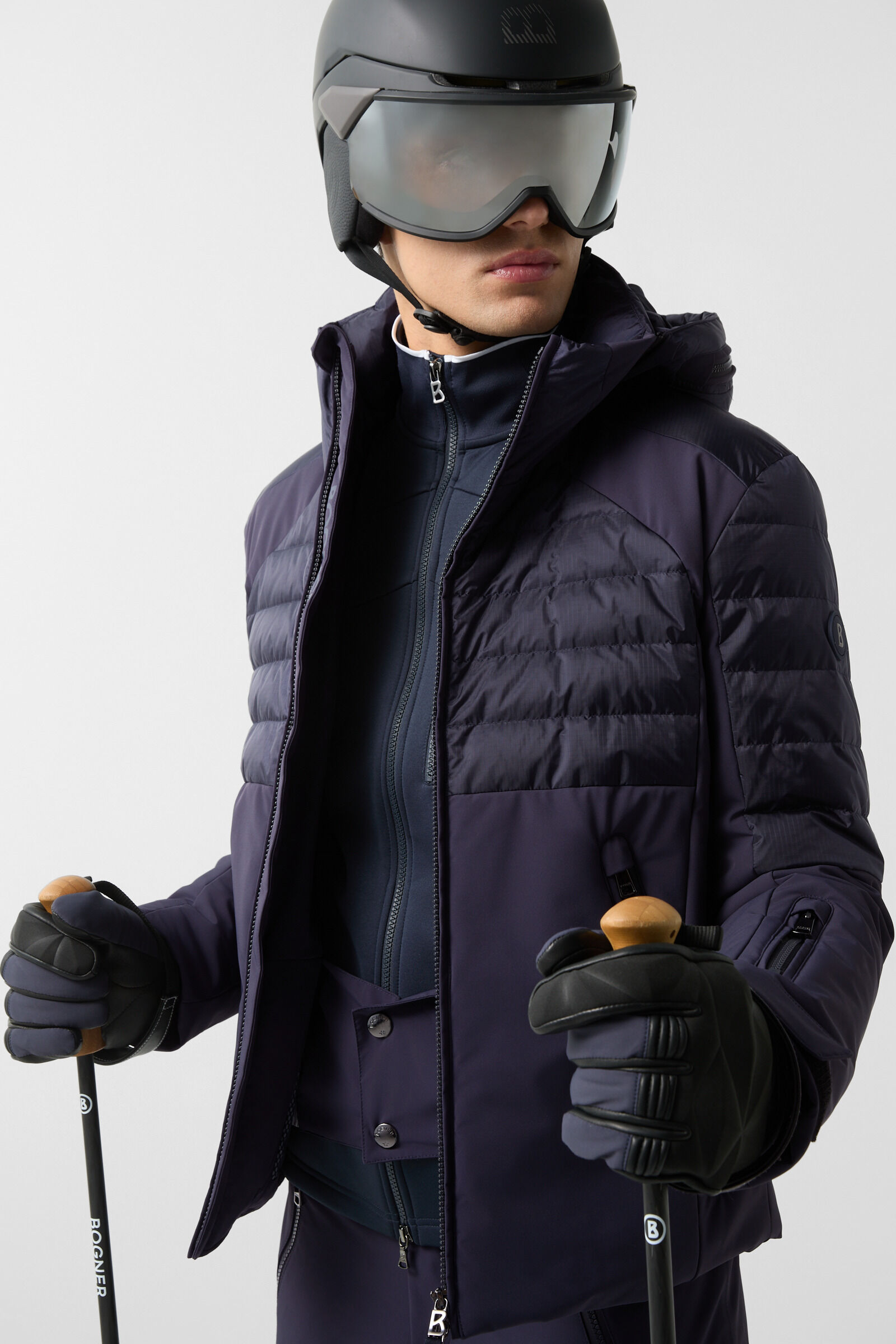 Henik down ski jacket Navy blue