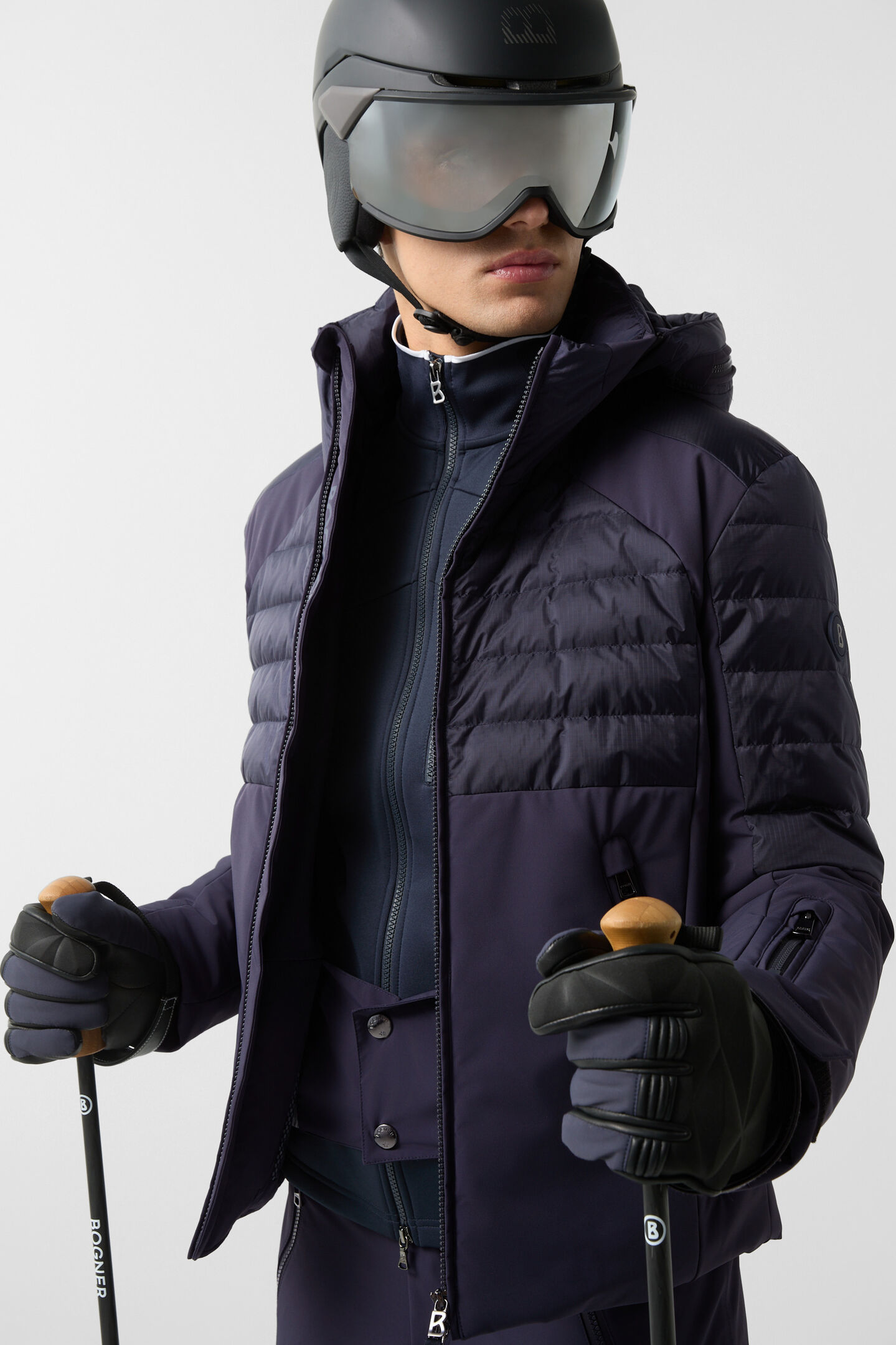 Henik down ski jacket Navy blue