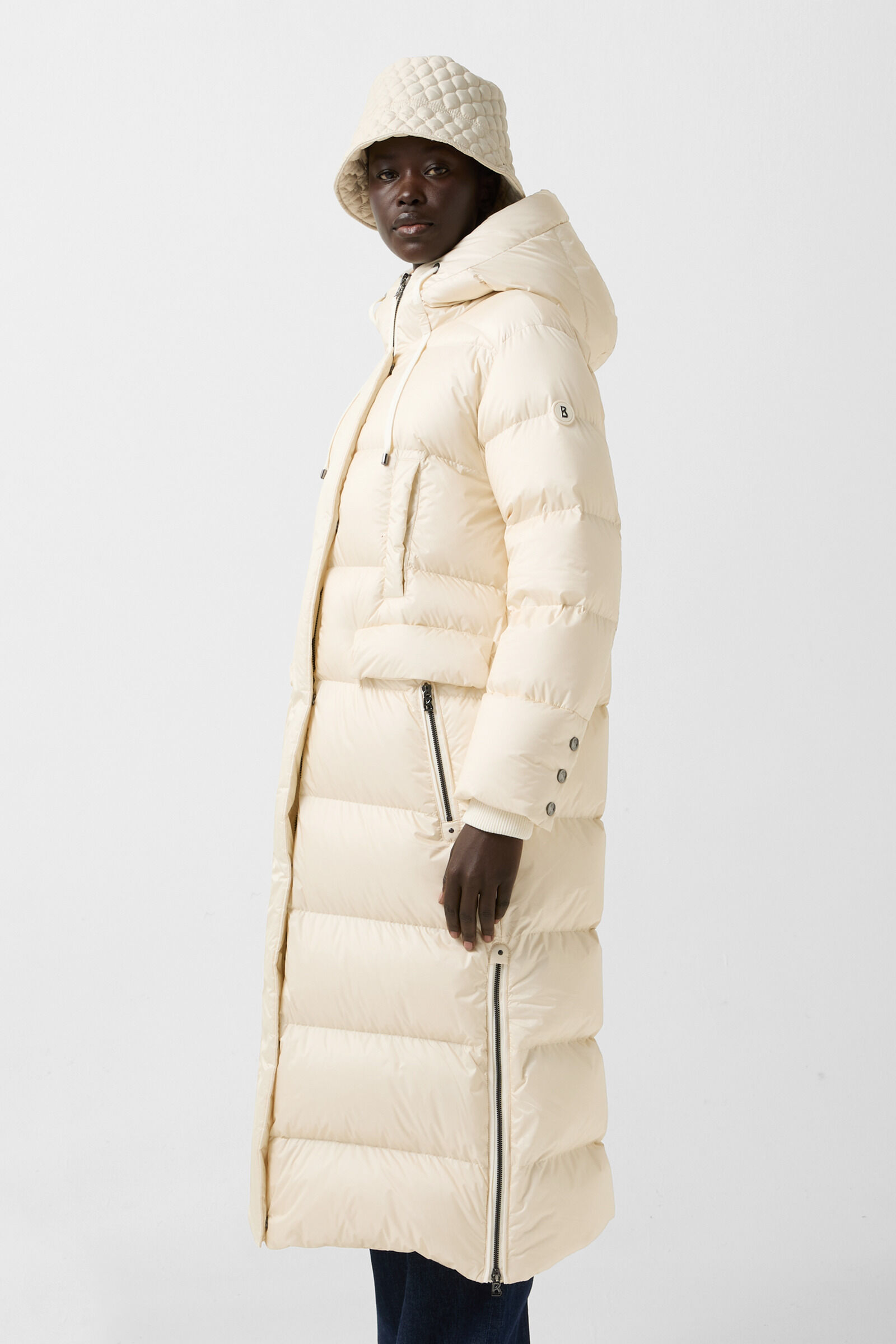 Manteau de duvet Jonna Cr&egrave;me