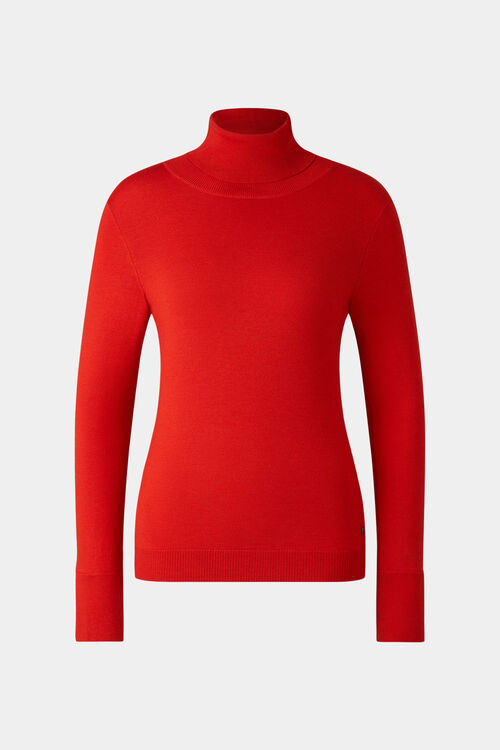 Rollkragenpullover Vinny Rot