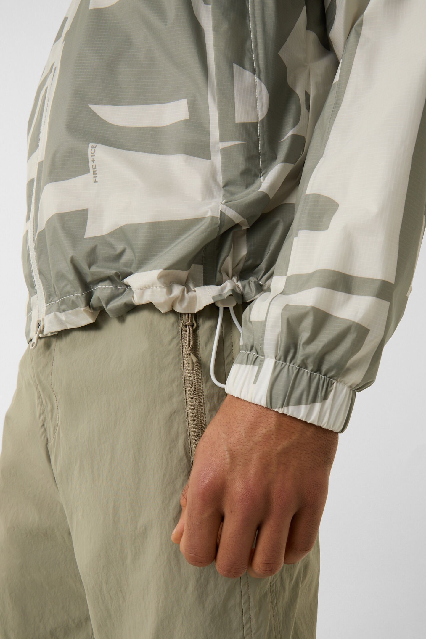 Justin functional jacket Beige/Off-White
