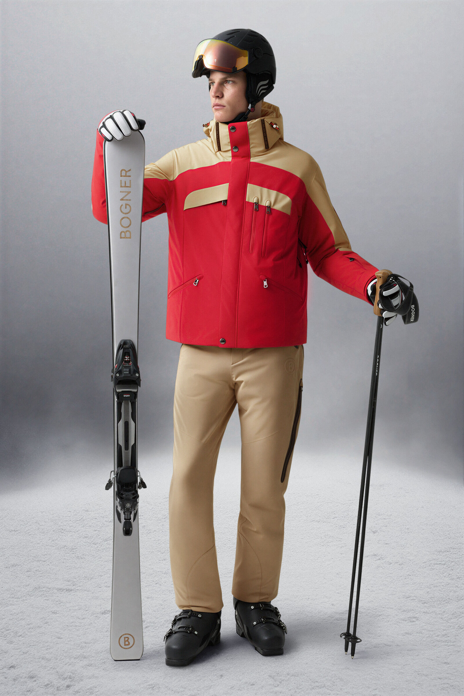 Ski Look Danjo Red/Beige 