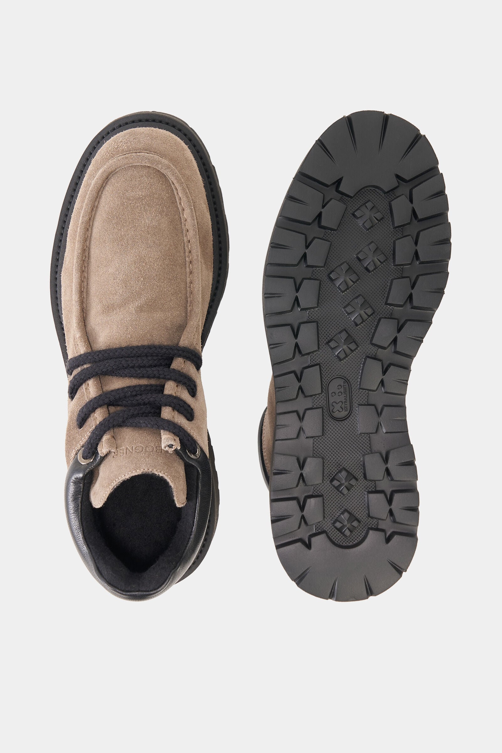 Schn&uuml;rboots Seoul Taupe