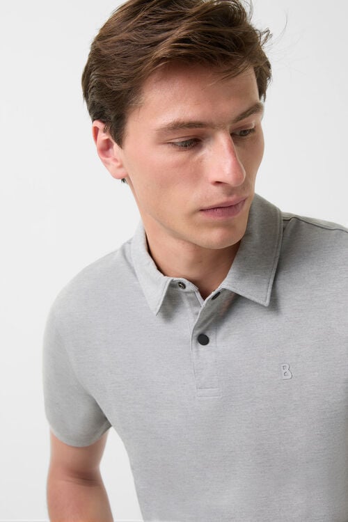 Polo-Shirt Timo Hellgrau
