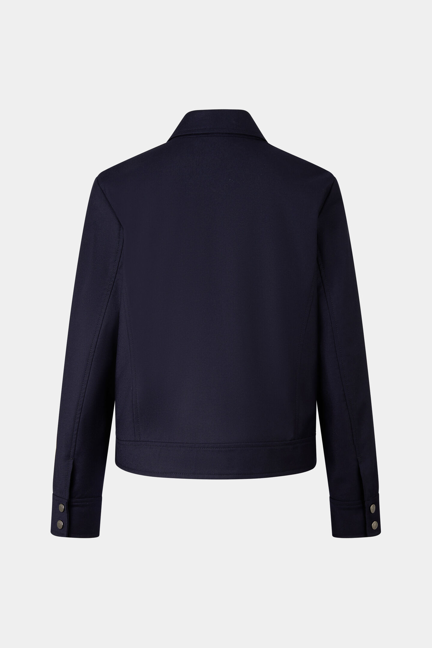 Flanell-Jacke Emily Navy-Blau