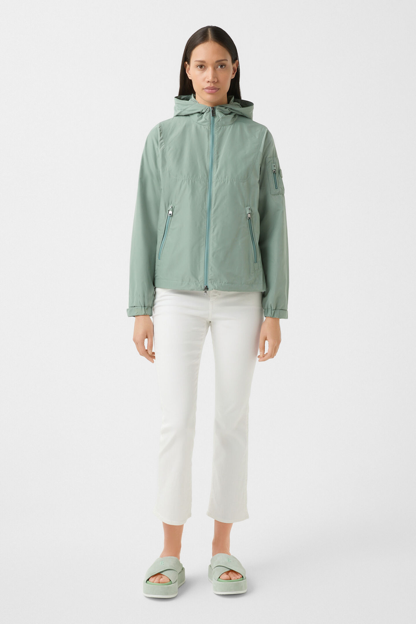 Zafina jacket Eucalyptus