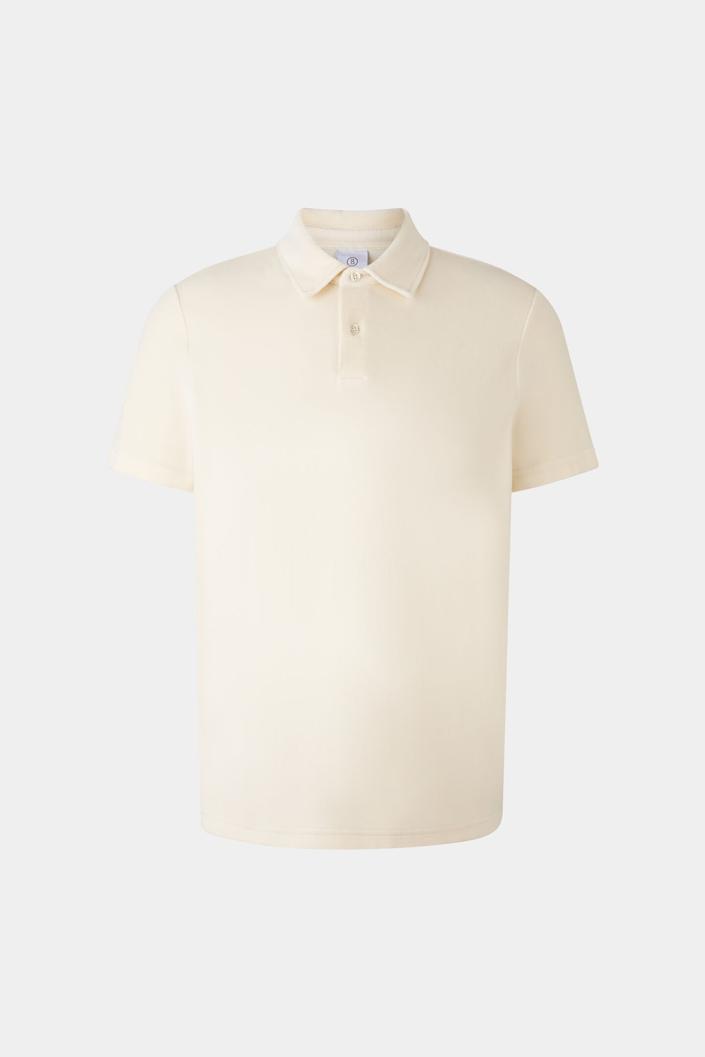 Vincenzo velour polo shirt Off-White