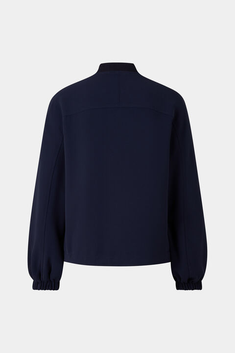 Sheila crêpe blouson Navy blue Sheila crêpe blouson Navy blue