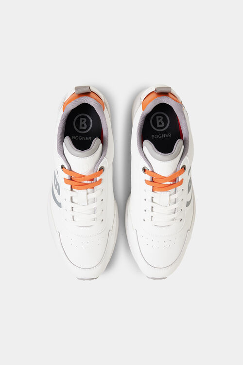 Golf sneaker White/Orange
