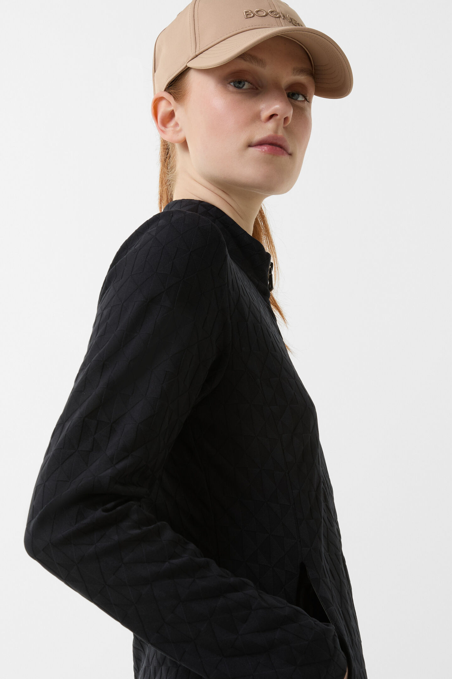 Ayla jersey jacket Black