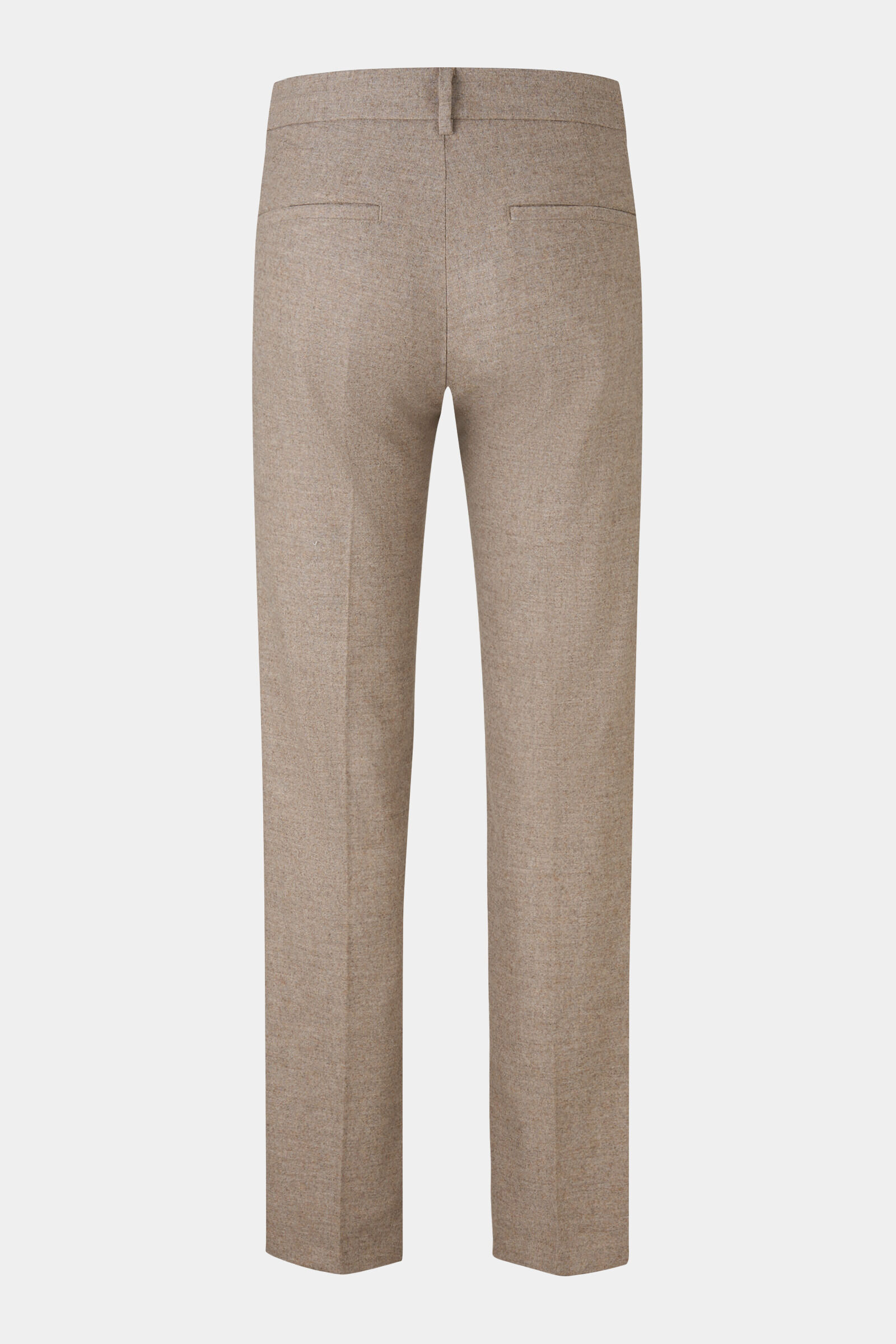Flannel trousers Riley Business Greige