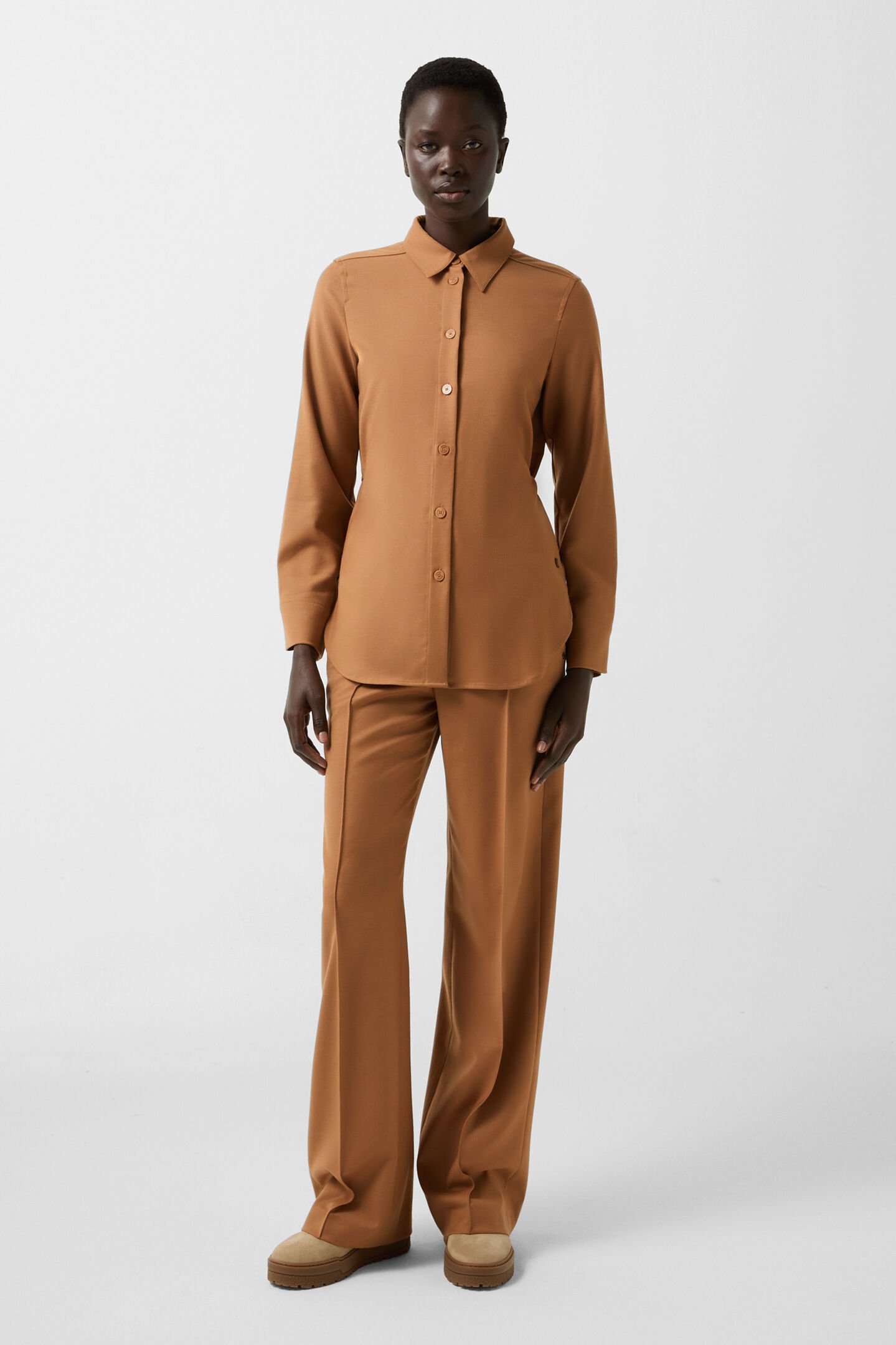 Ella flannel trousers Hazel