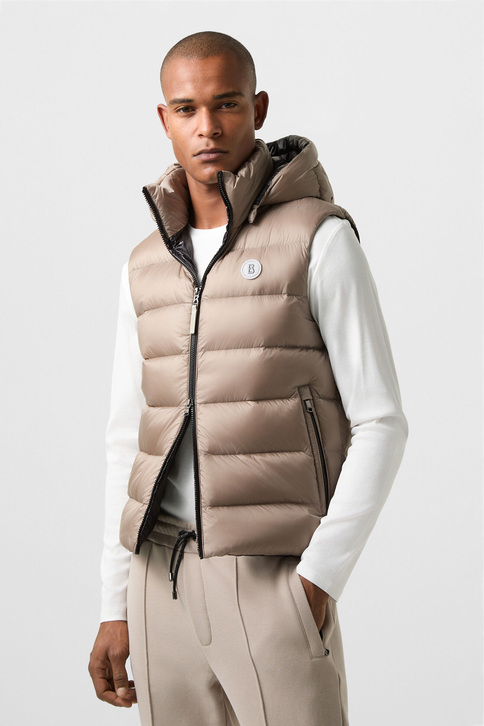 Gilet en duvet Holger Greige