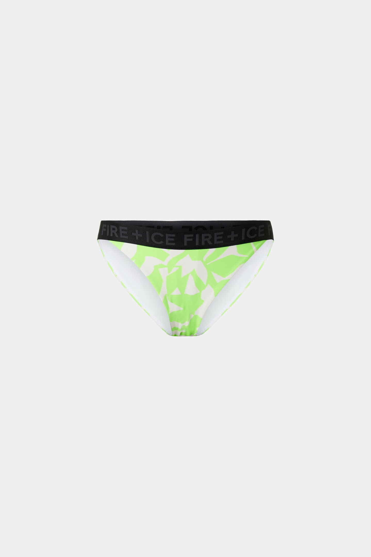 Judit bikini bottoms Neon green/white