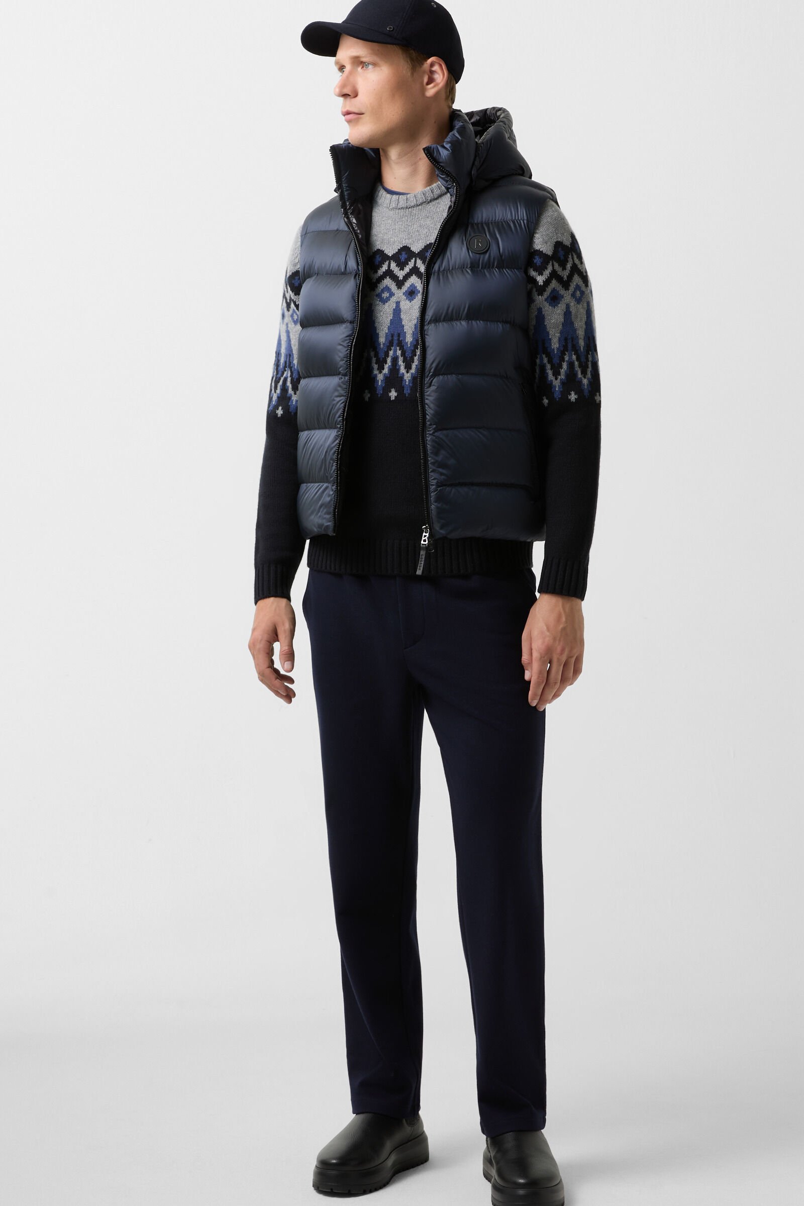 Marcus stretch trousers Navy blue