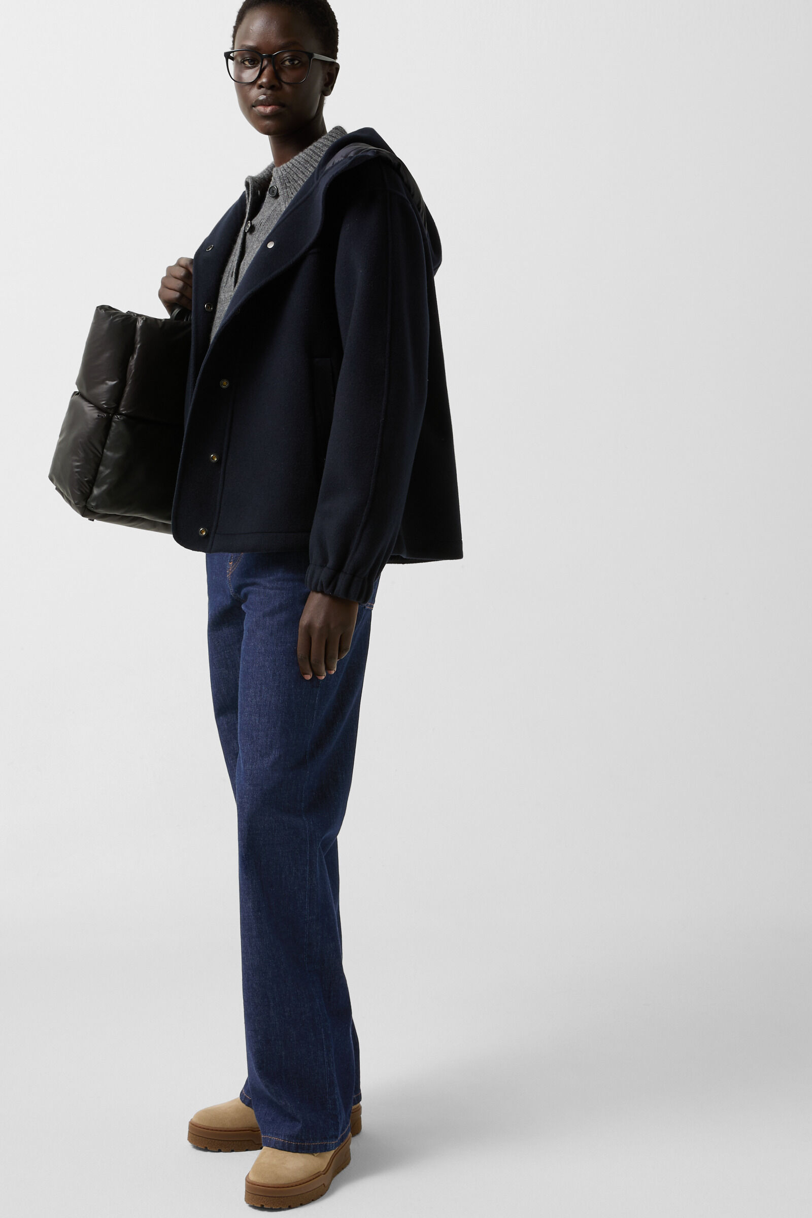 Dyna wide fit jeans Dark Denim Blue