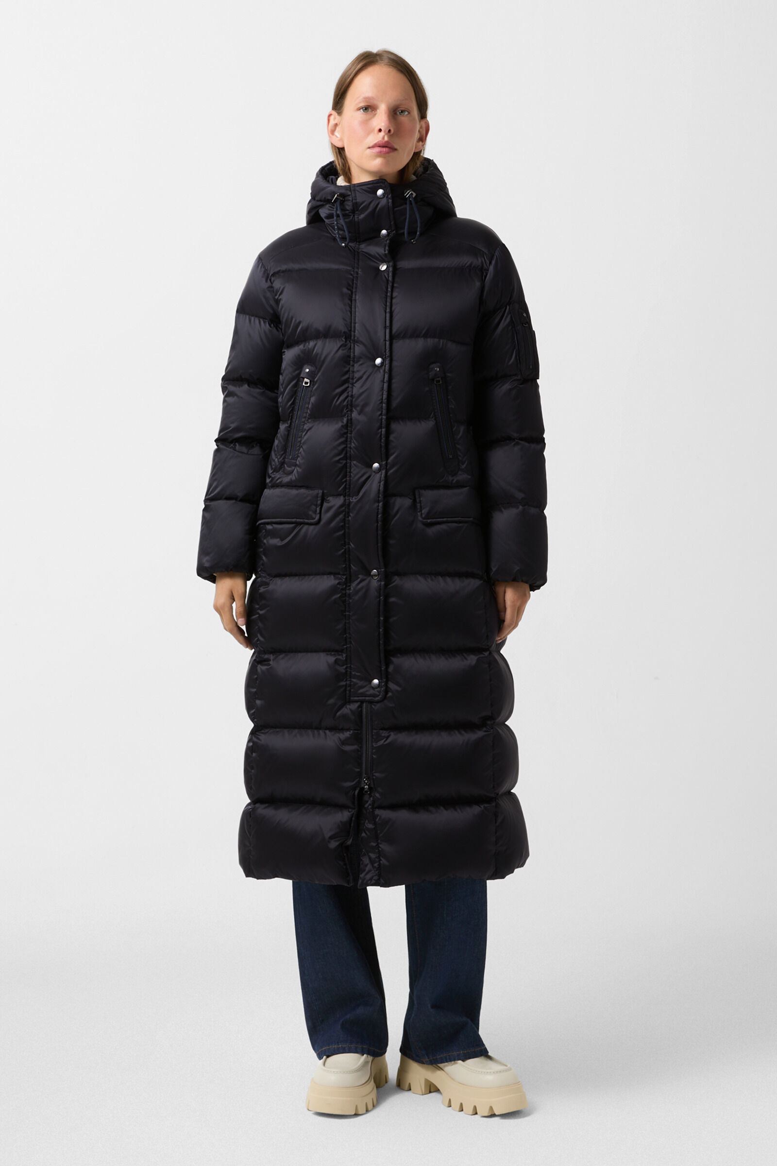 Jonna down coat Navy blue