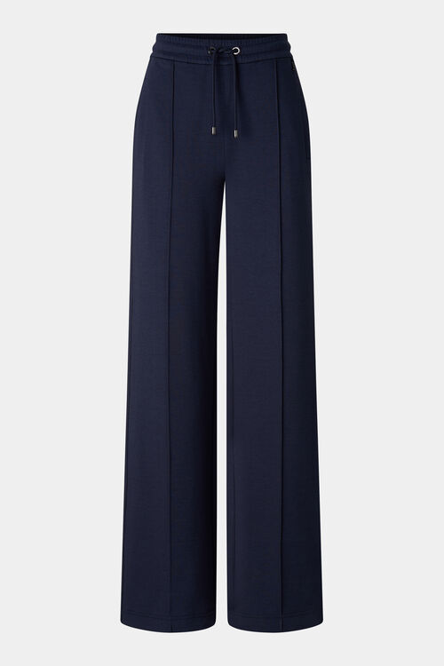 Pantalon molletonn&eacute; Cassie Bleu marine