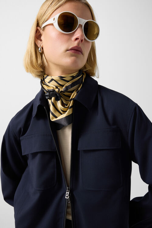 Tracy shirt jacket Navy blue