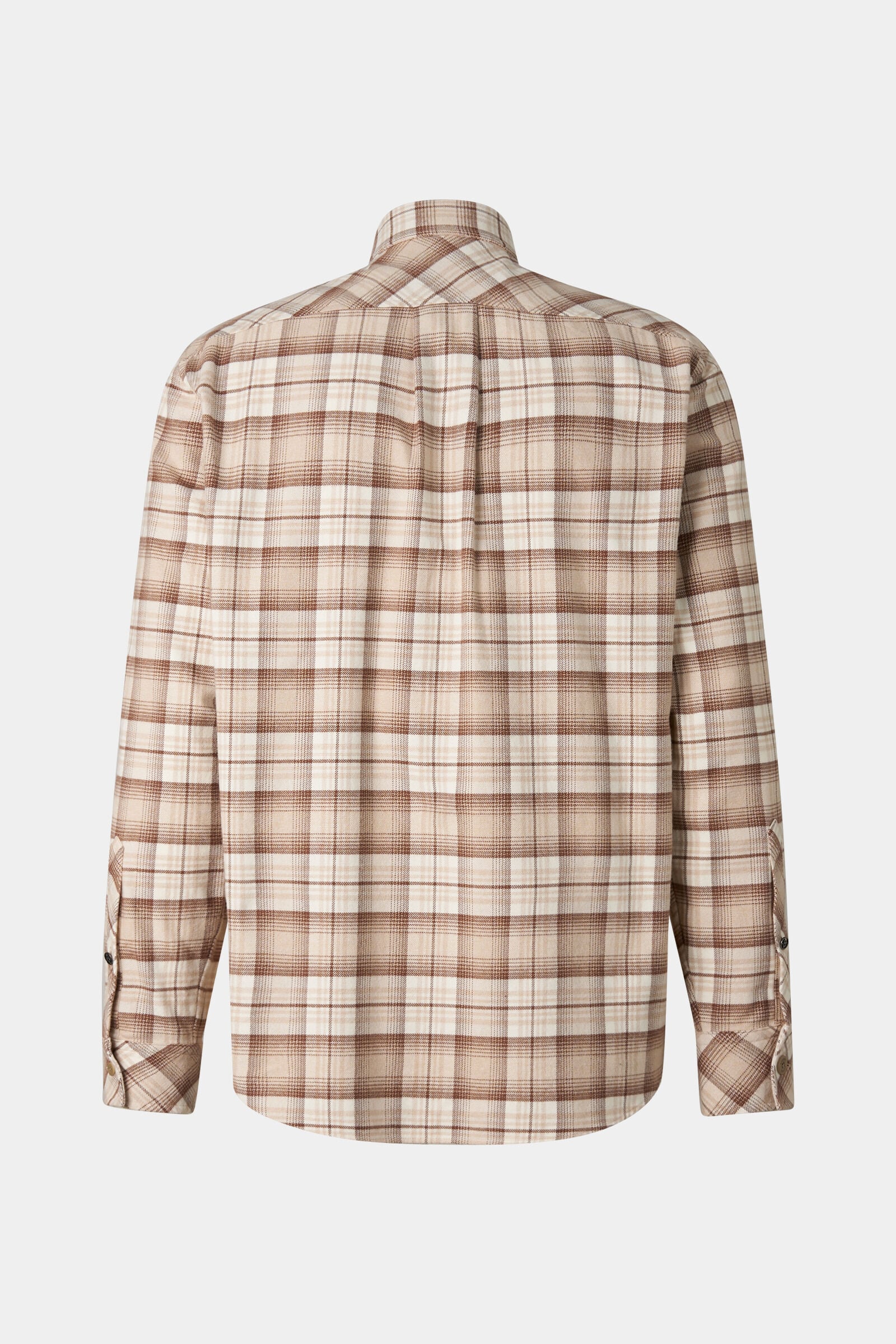 Heiko flannel shirt Brown/Beige