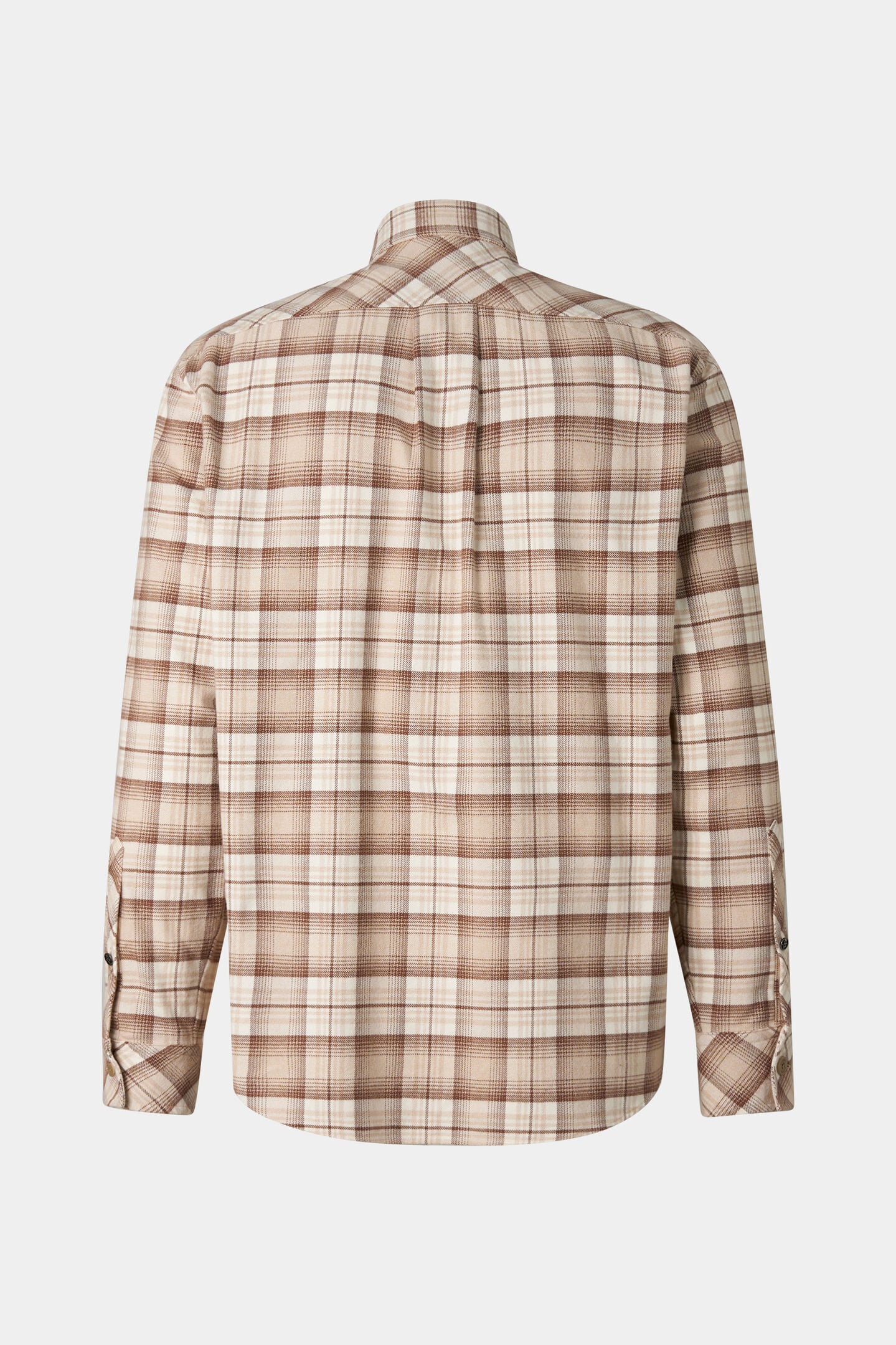 Heiko flannel shirt Brown/Beige