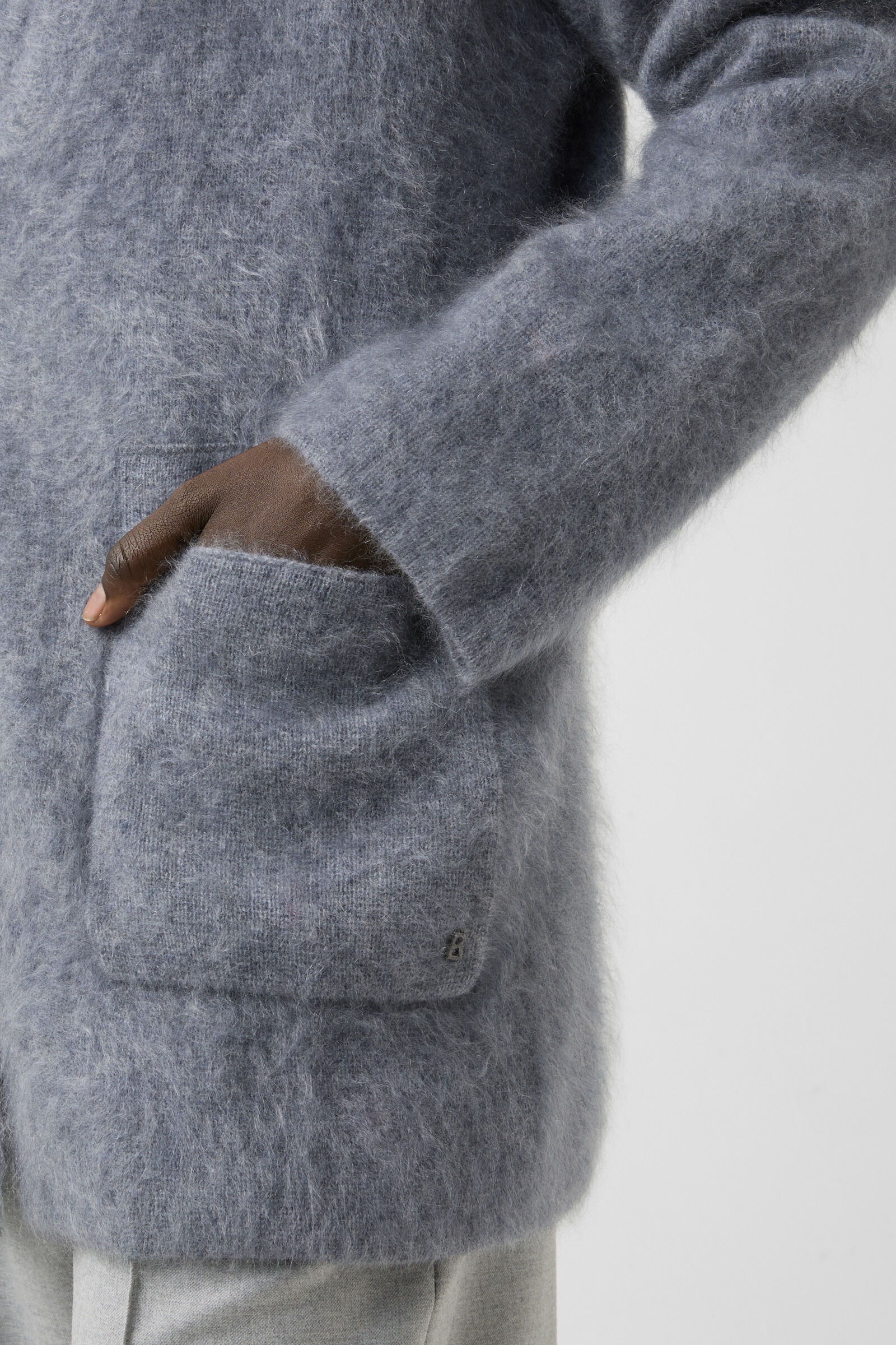 Jadie cashmere cardigan Grey