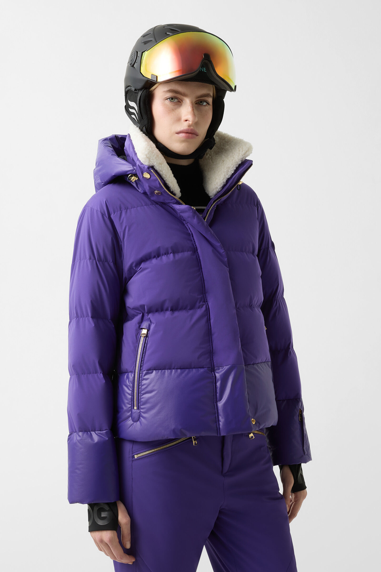 Maja down ski jacket Violet