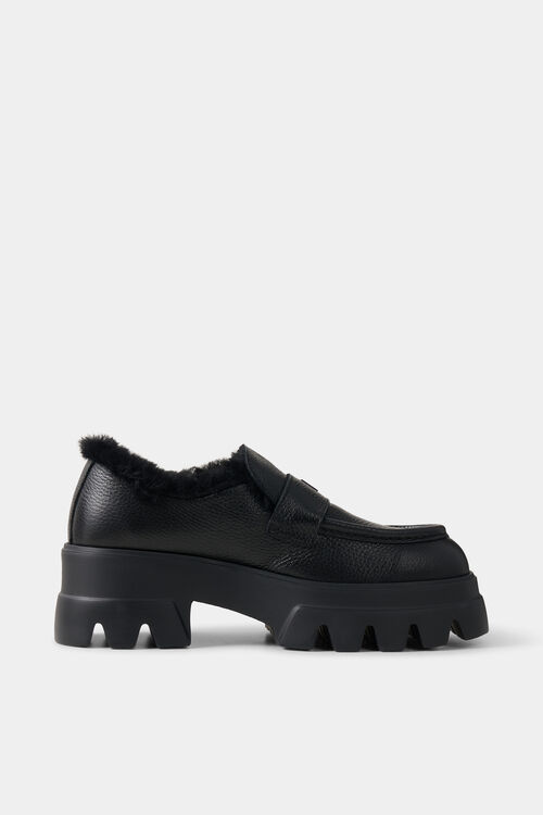 Plateau-Loafer Sapporo Schwarz