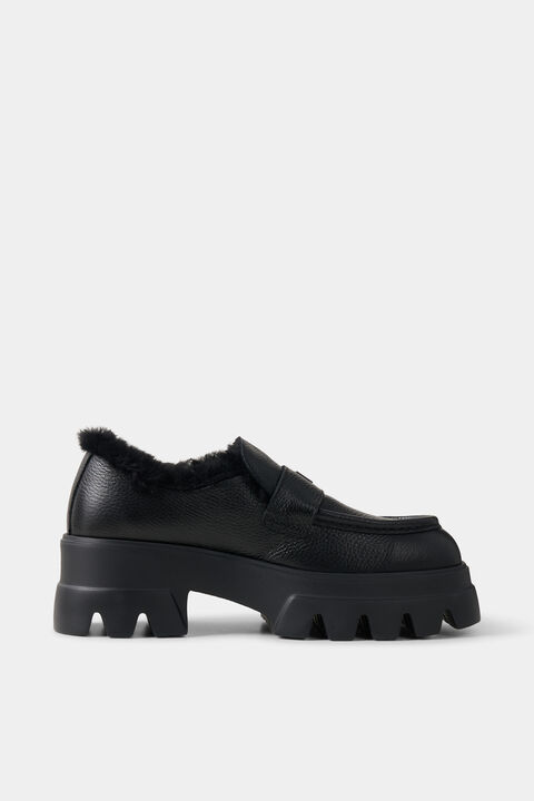 Platform loafer Sapporo Black Platform loafer Sapporo Black