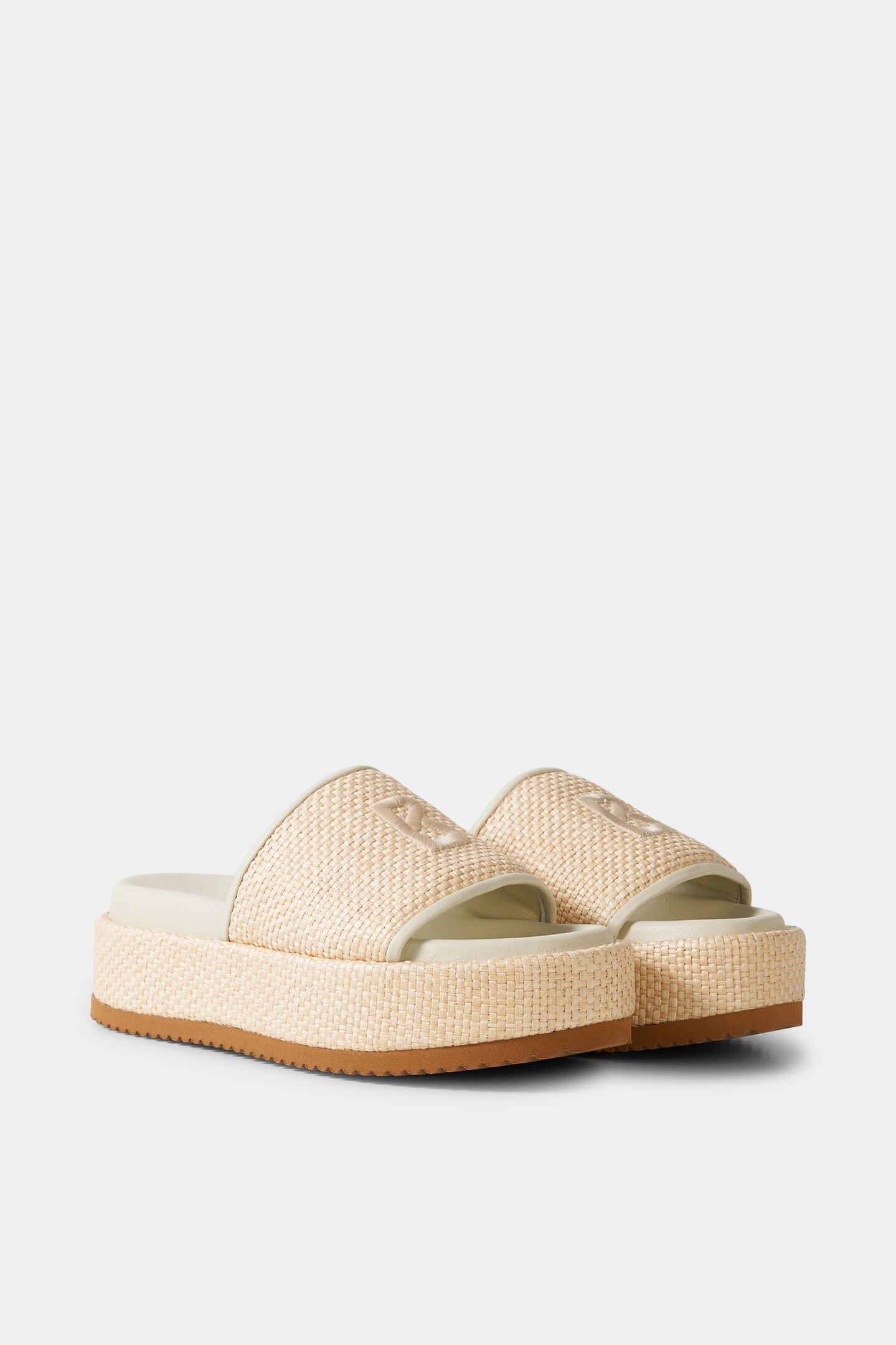 Sorrento platform sandals Beige