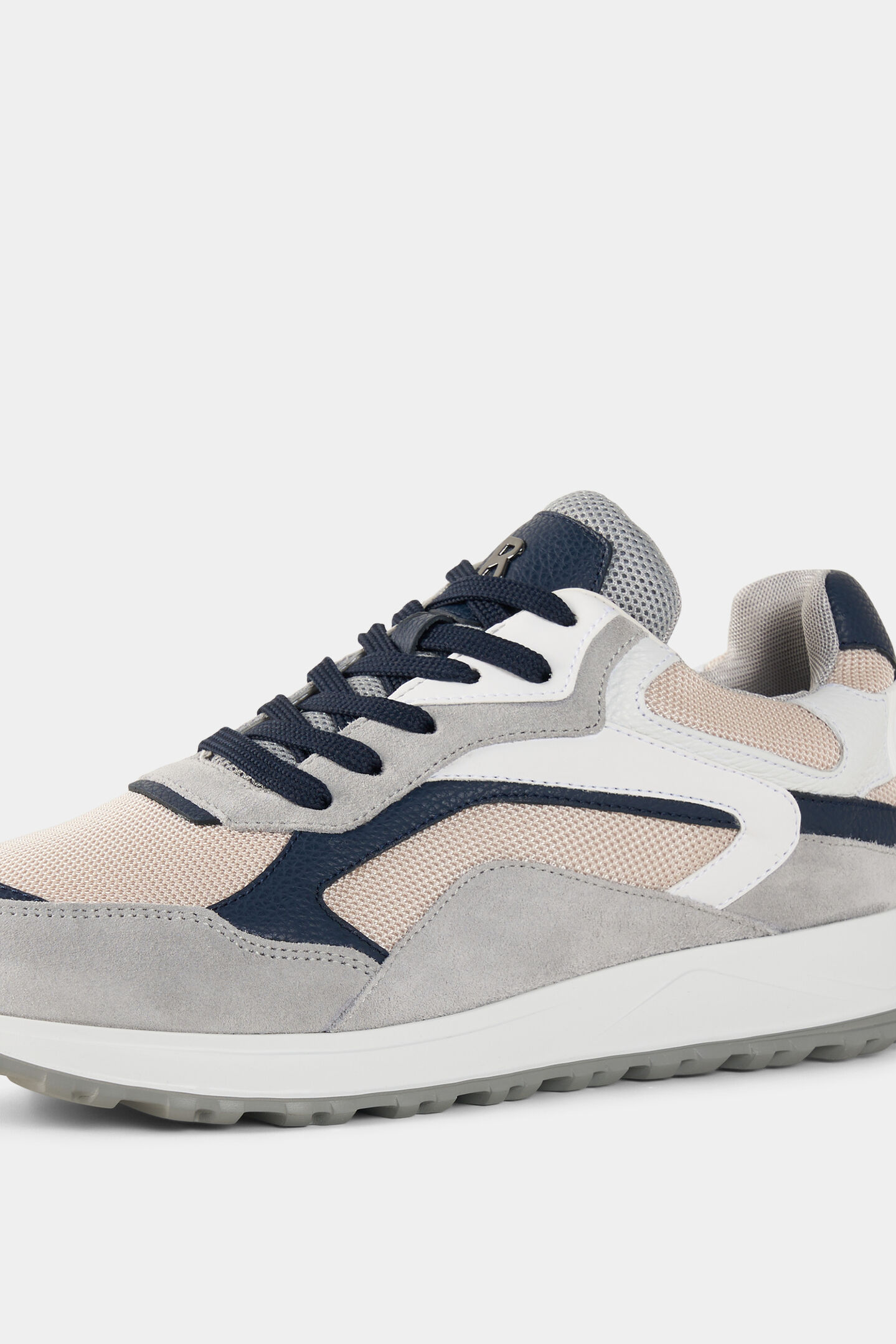 Sneaker Michigan Grau/Navy-Blau/Rosa