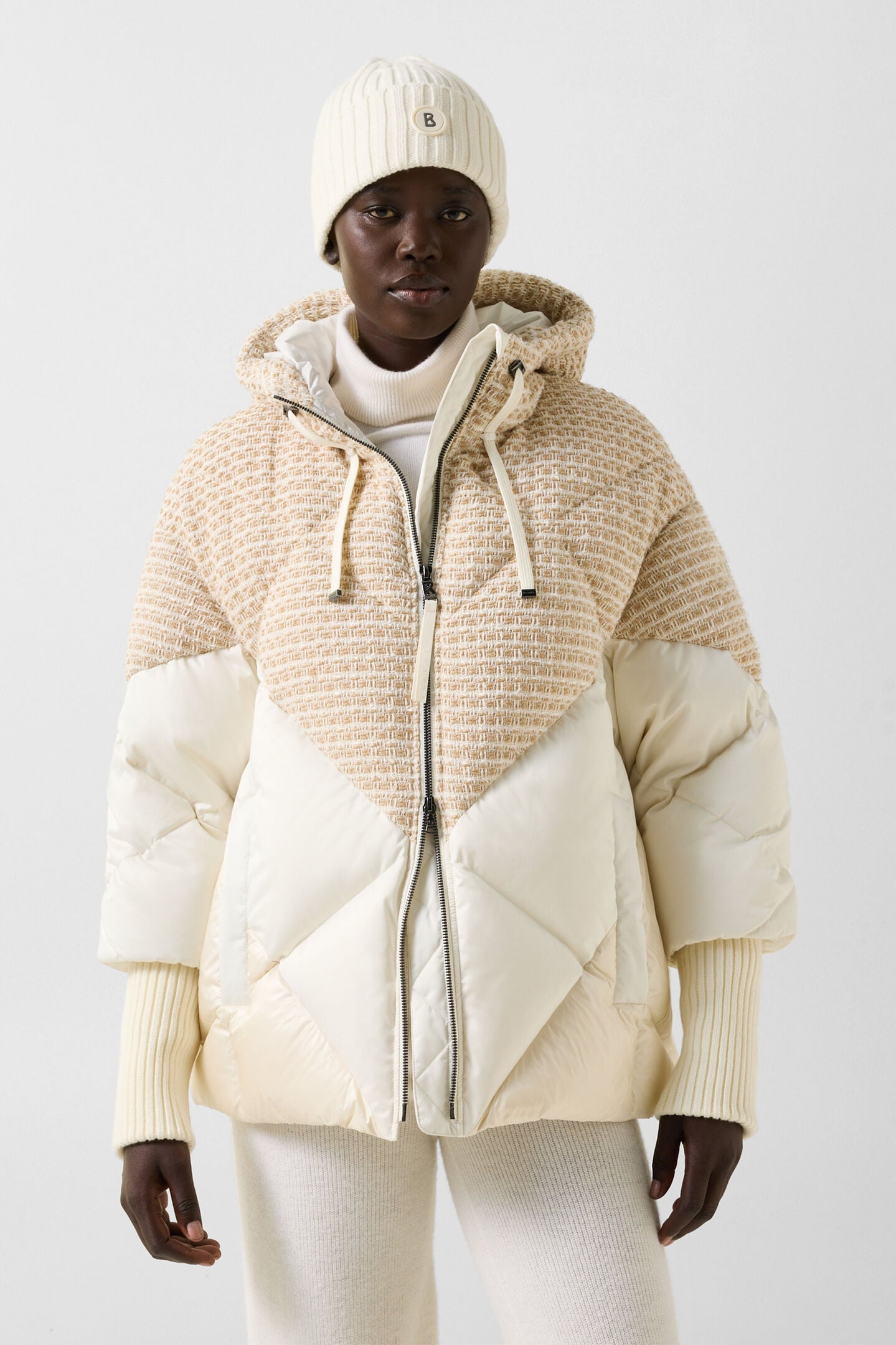 Daunenjacke Sheryl Off-White/Beige