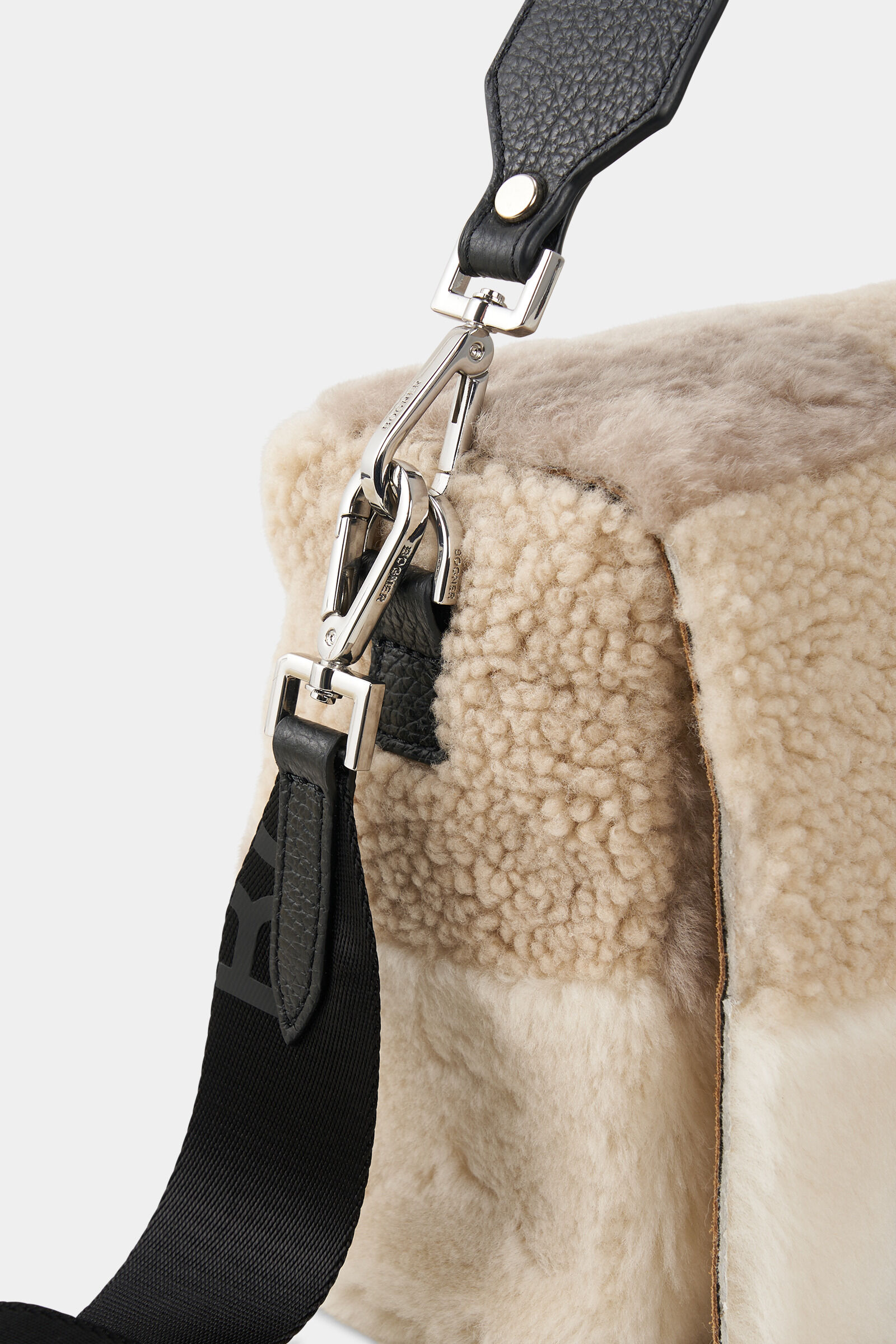 Handtas Hochalp Bar Cr&egrave;me/grijs