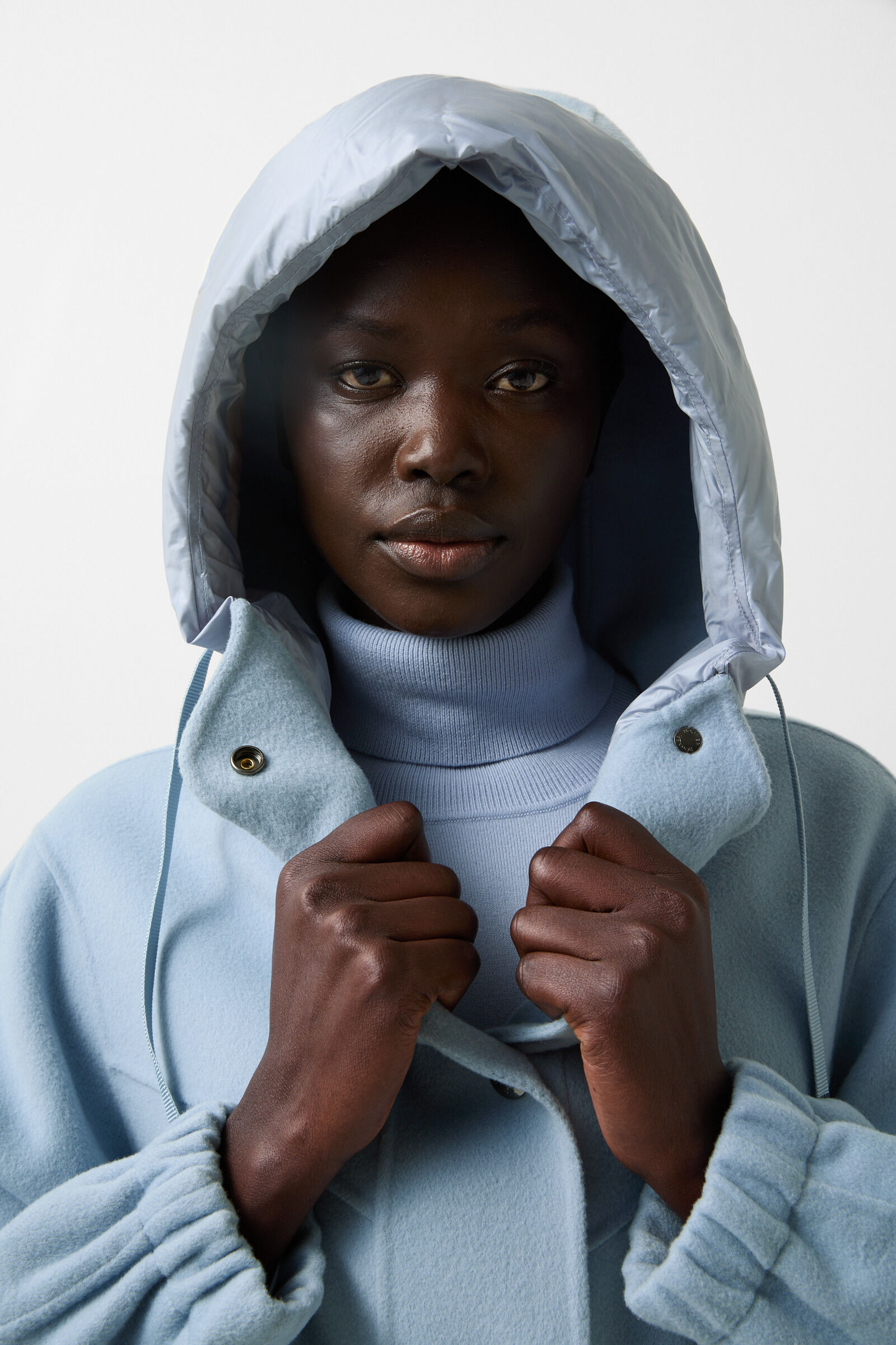 Doubleface jacket Mariet Light blue